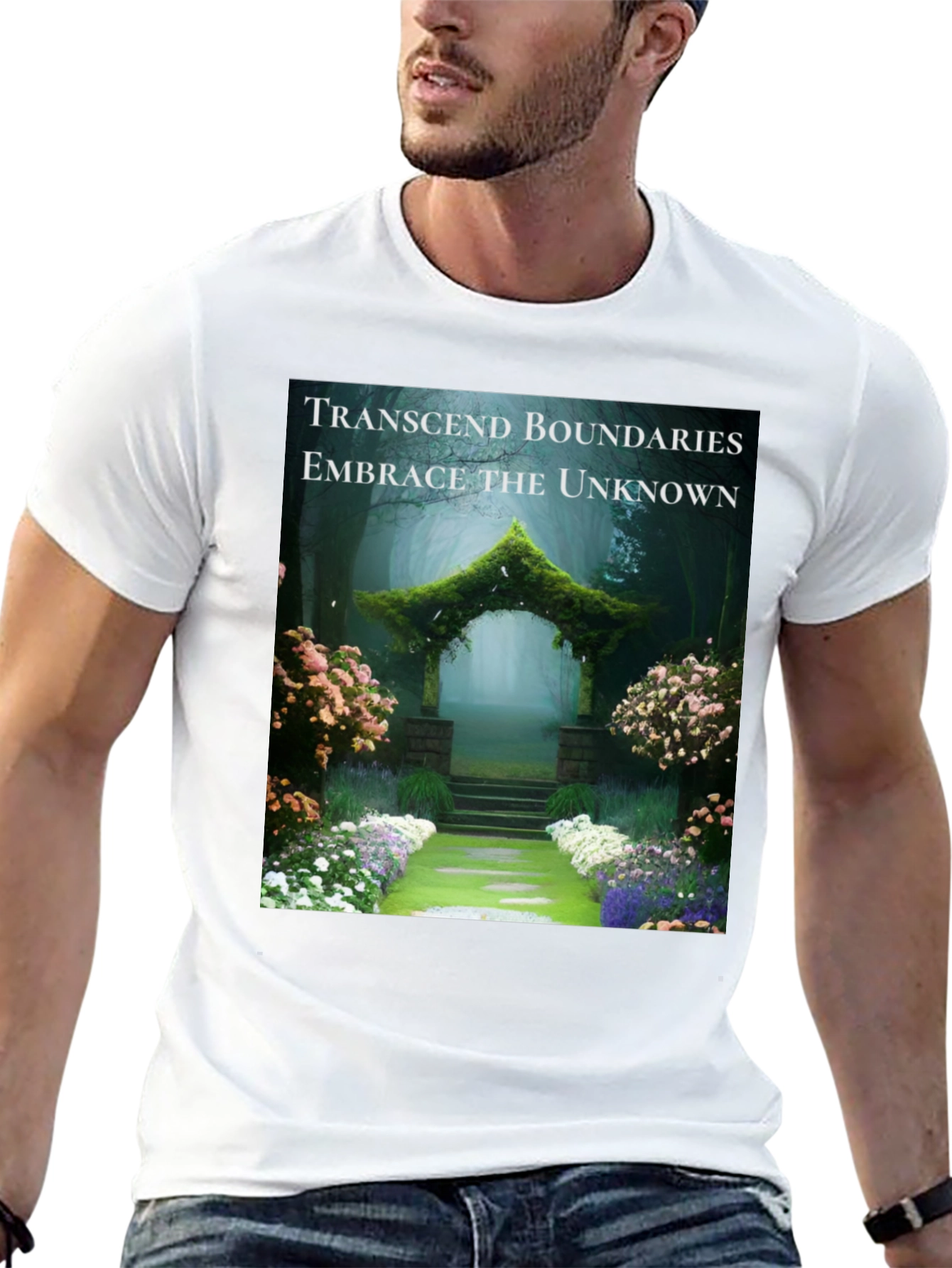 Transcend Boundaries T-Shirt - Embrace the Unknown