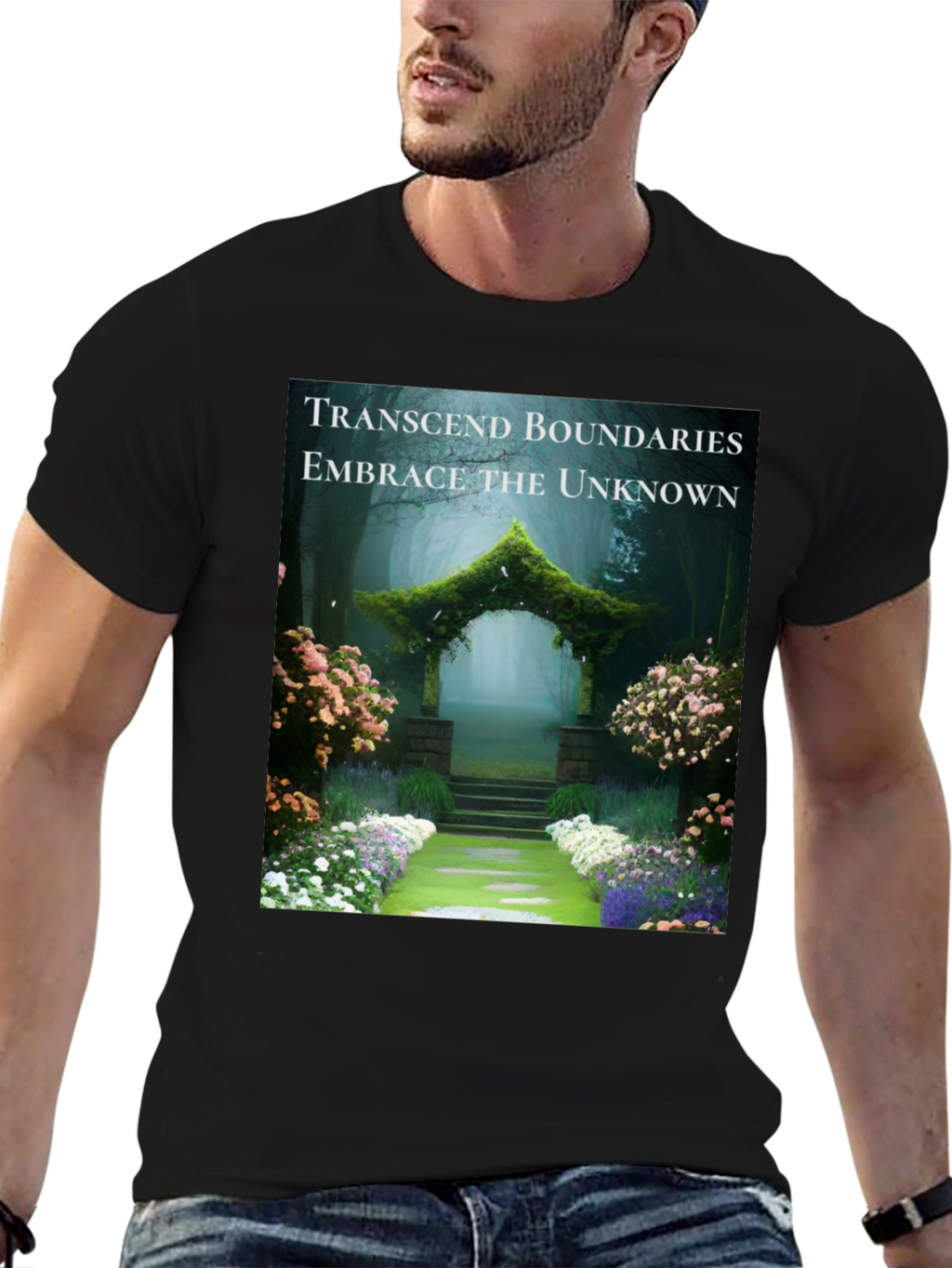 Transcend Boundaries T-Shirt - Embrace the Unknown