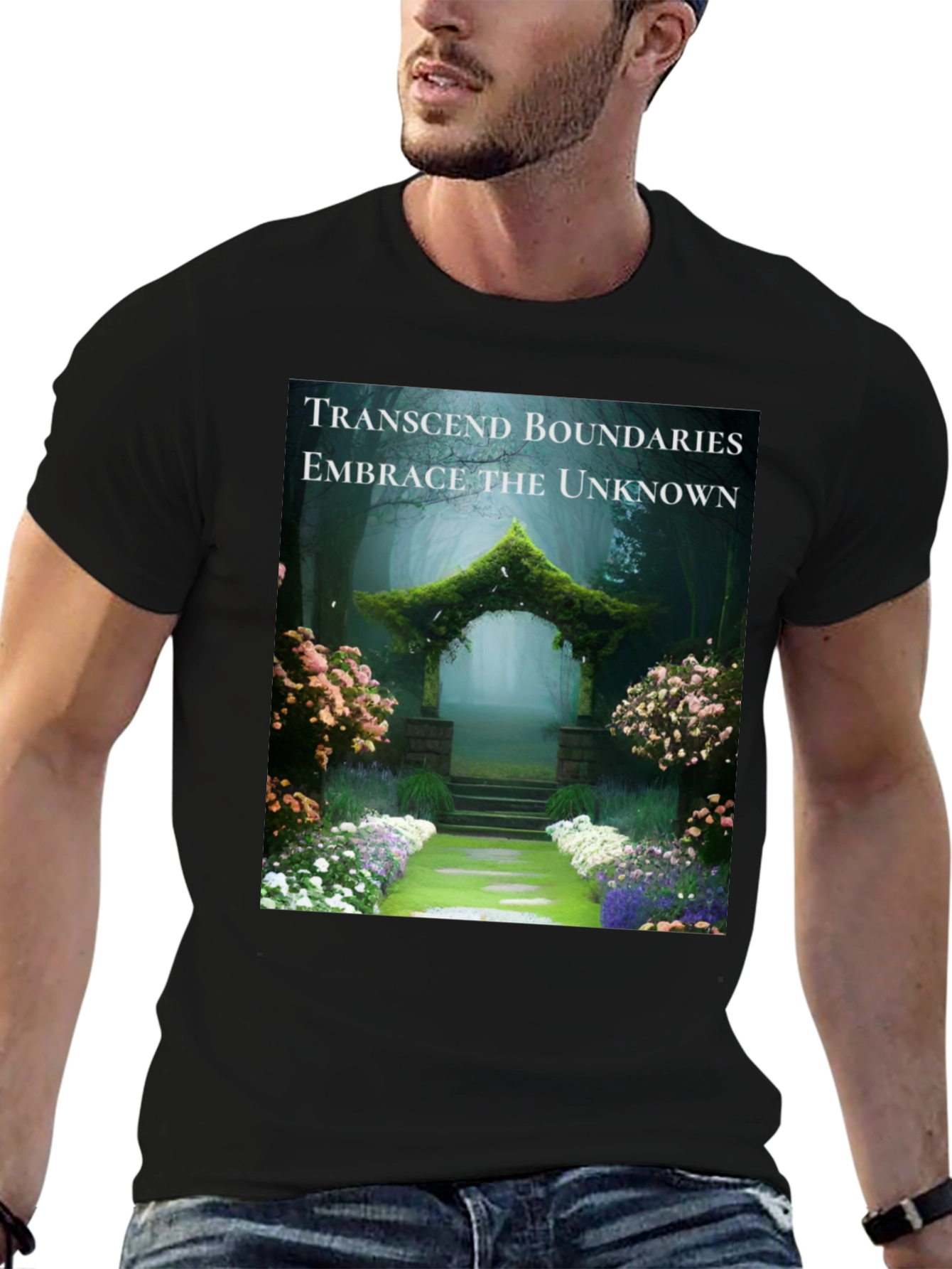Transcend Boundaries T-Shirt - Embrace the Unknown