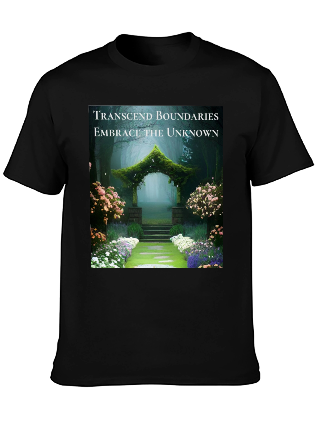 Transcend Boundaries T-Shirt - Embrace the Unknown