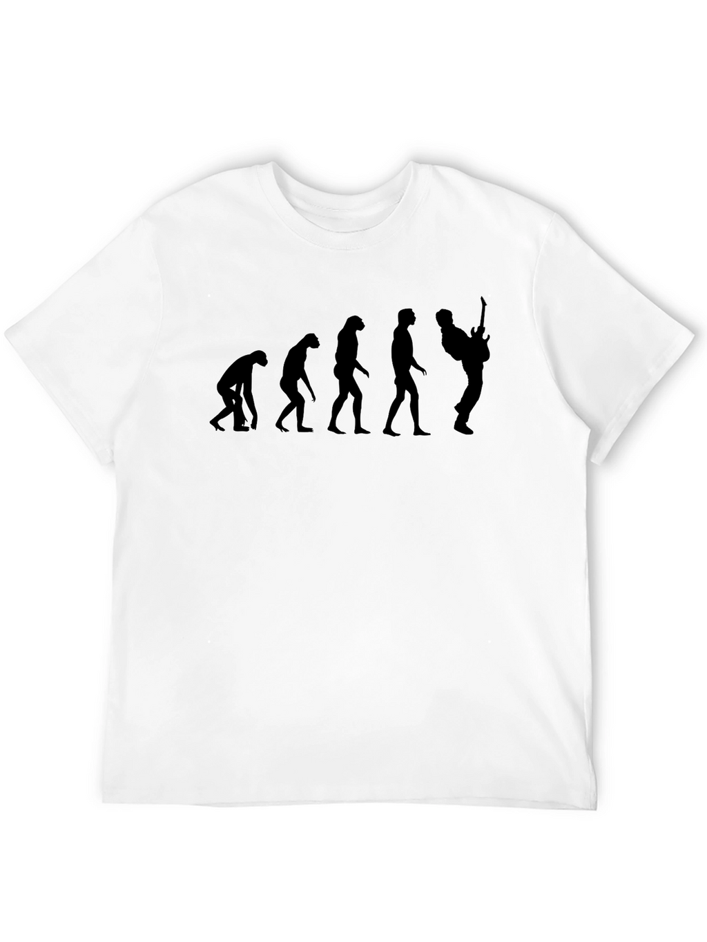 Evolution of Rocker Black T-Shirt