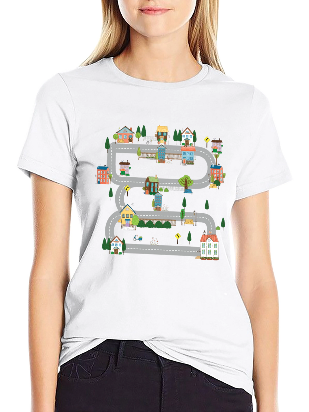Road Trip T-Shirt Fun Town Graphic Tee