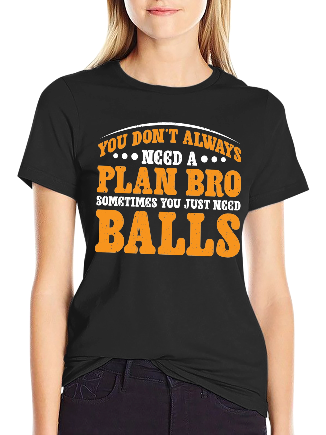 Plan Bro Graphic T-Shirt - Need Balls Tee