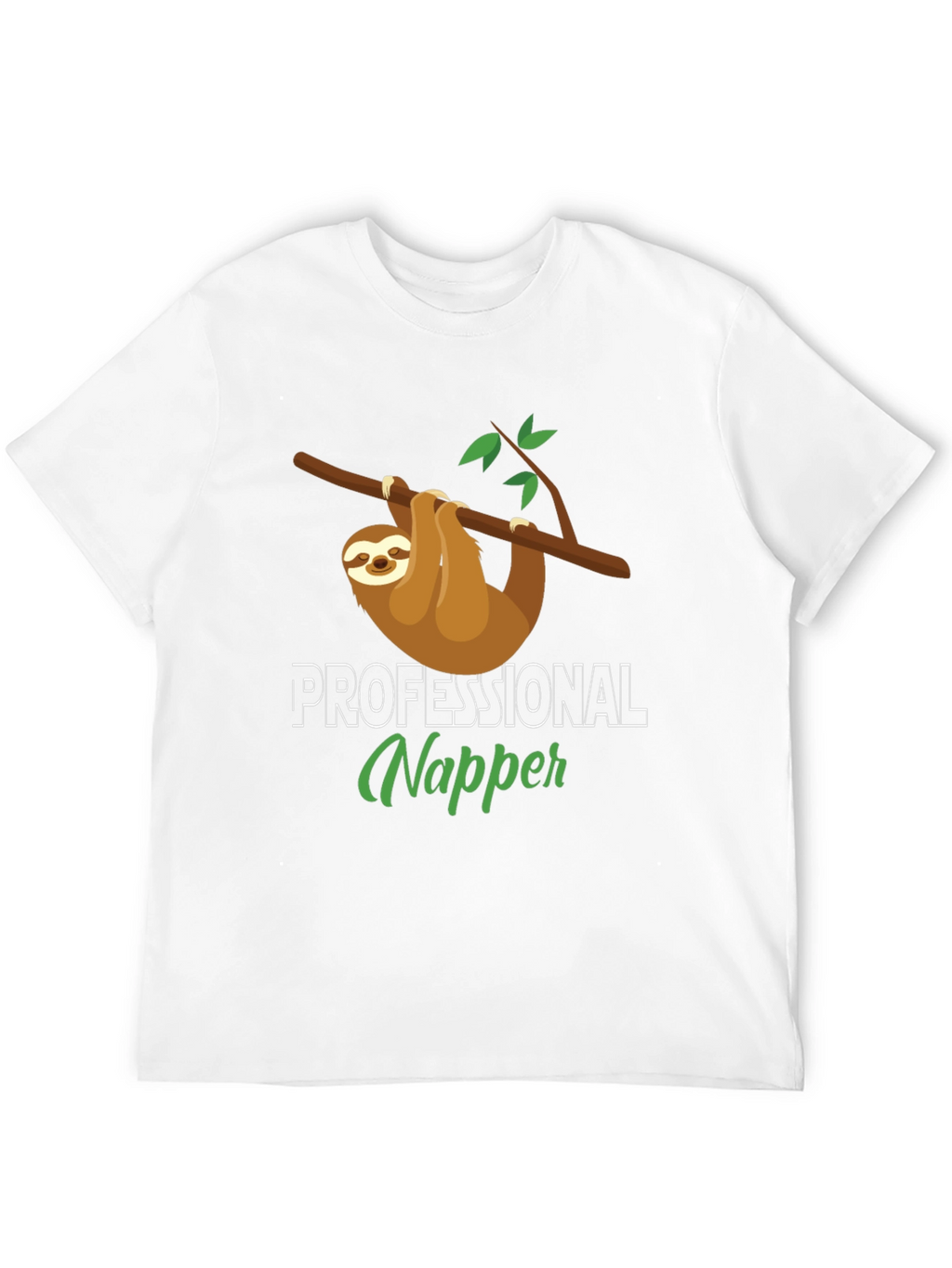 Professional Napper Sloth T-Shirt - Comfy Cotton Tee