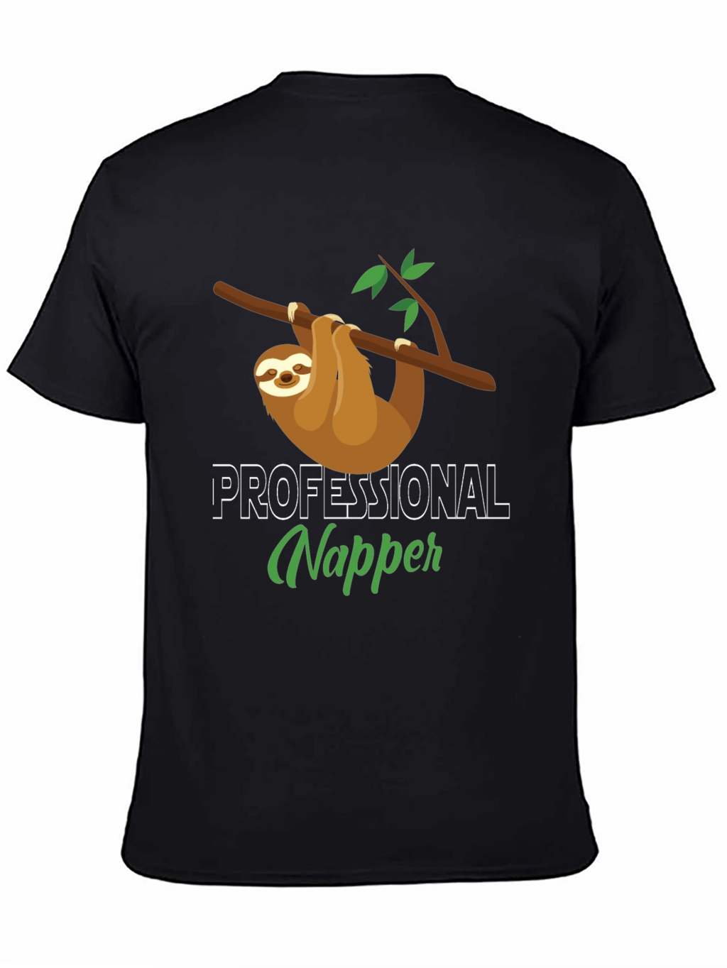 Professional Napper Sloth T-Shirt - Comfy Cotton Tee