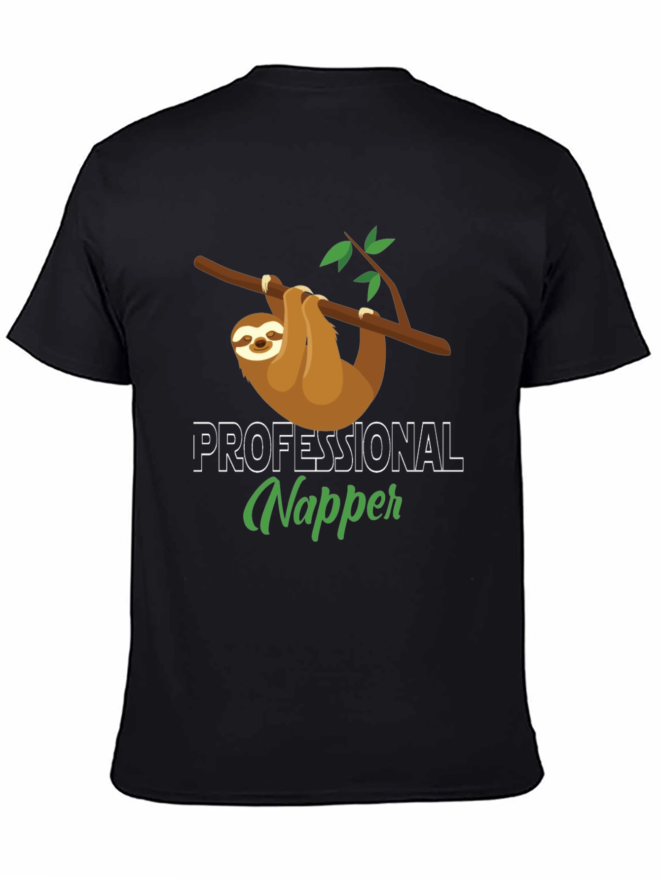 Professional Napper Sloth T-Shirt - Comfy Cotton Tee