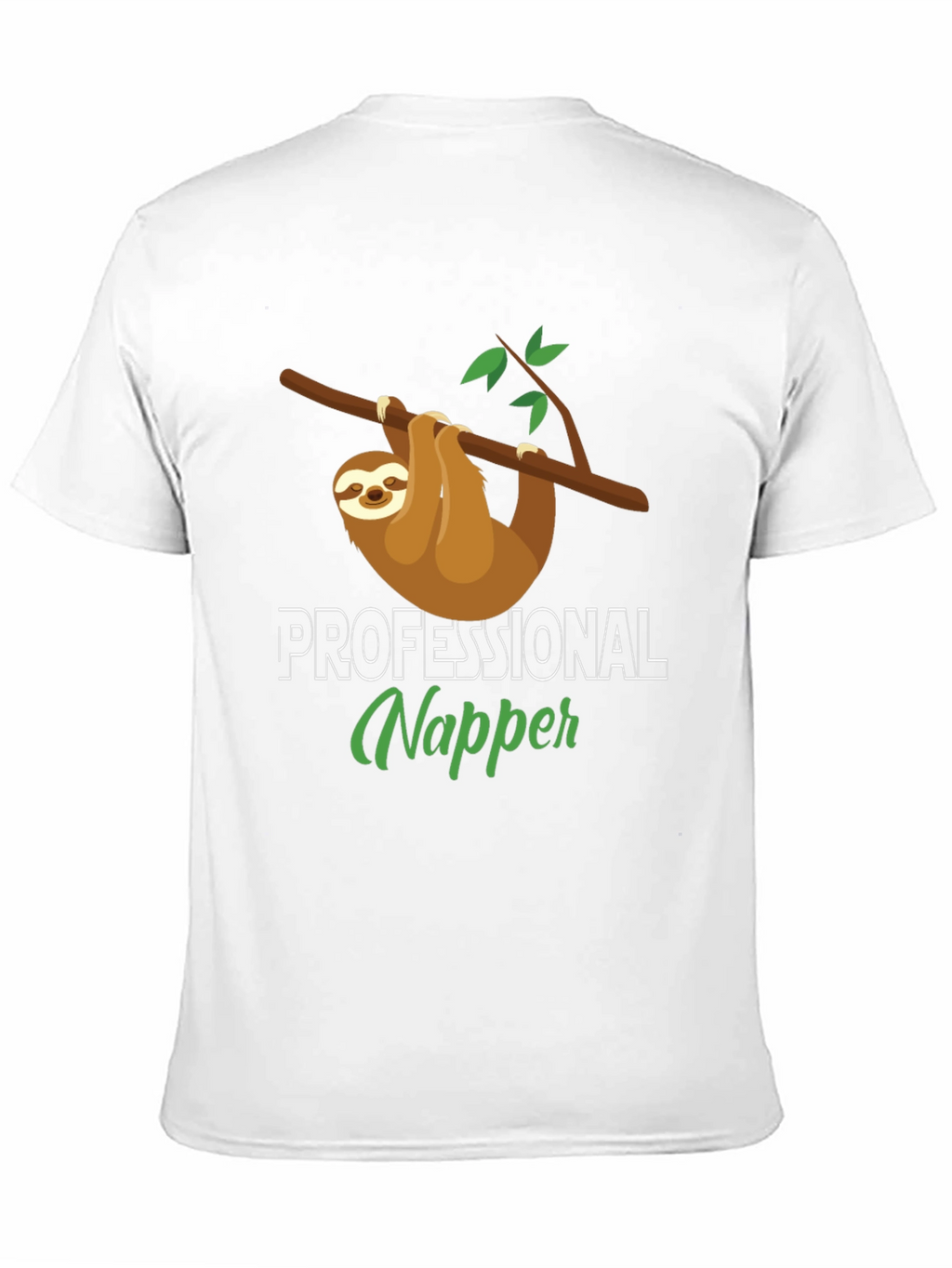 Professional Napper Sloth T-Shirt - Comfy Cotton Tee