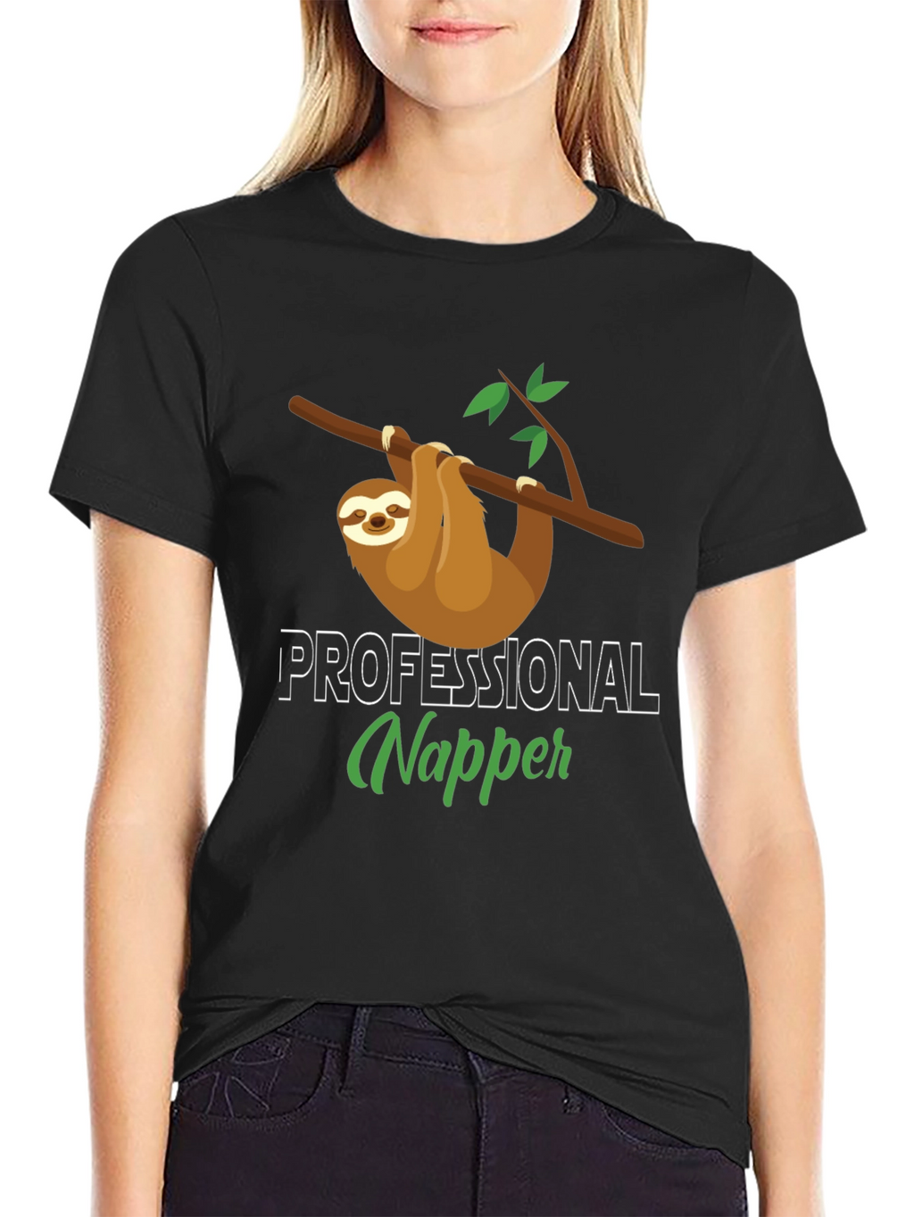 Professional Napper Sloth T-Shirt - Comfy Cotton Tee