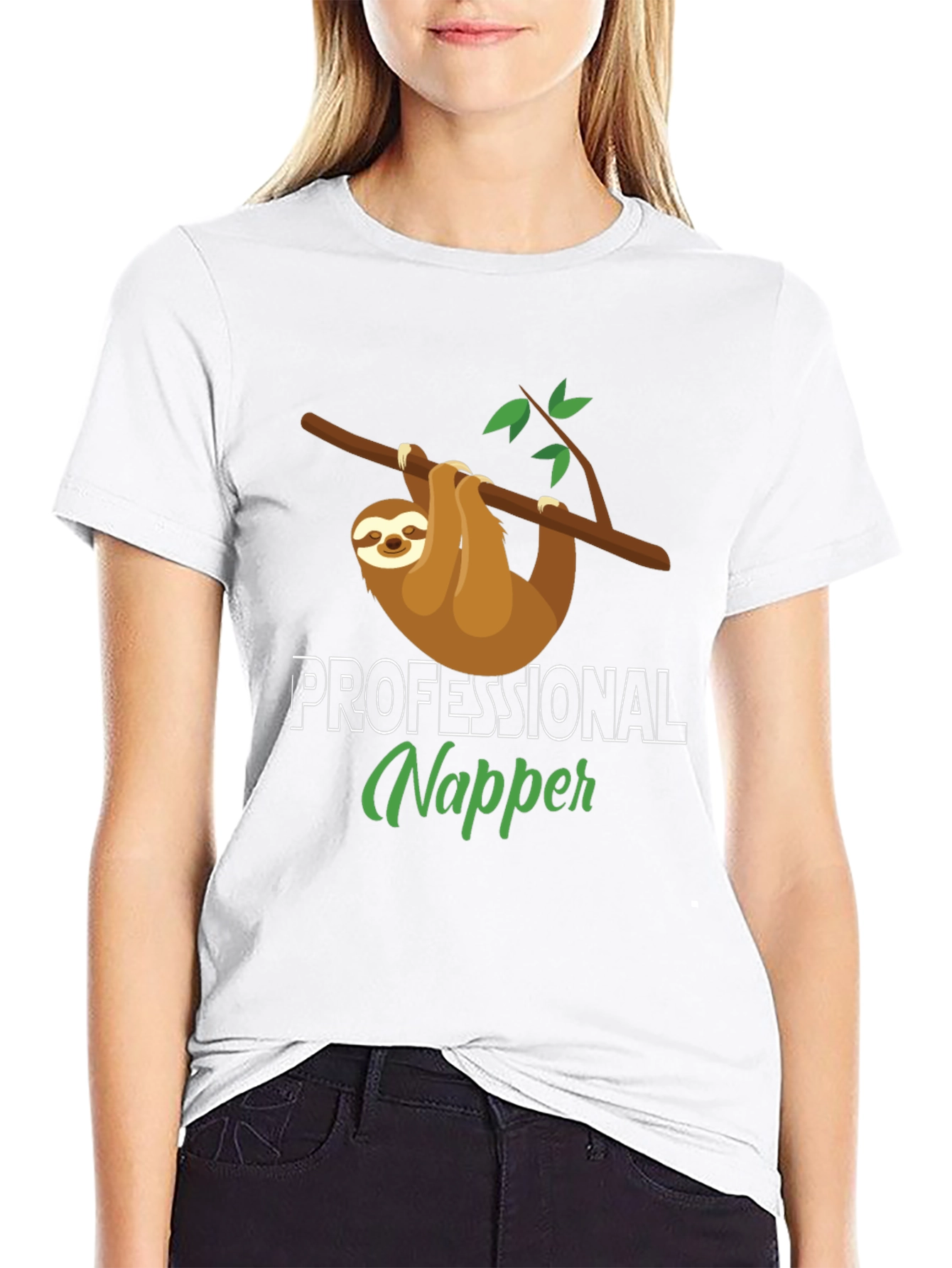 Professional Napper Sloth T-Shirt - Comfy Cotton Tee