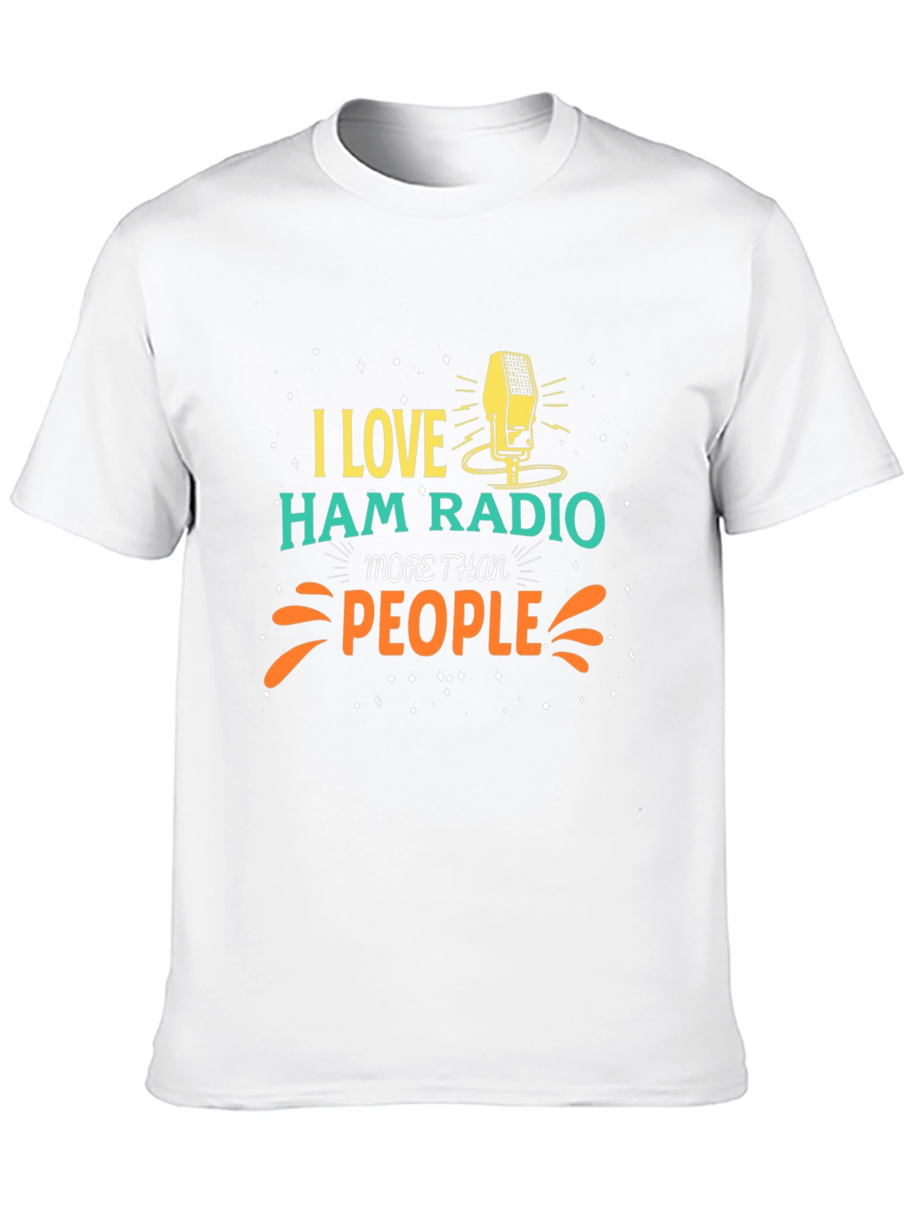 I Love Ham Radio Graphic T-Shirt
