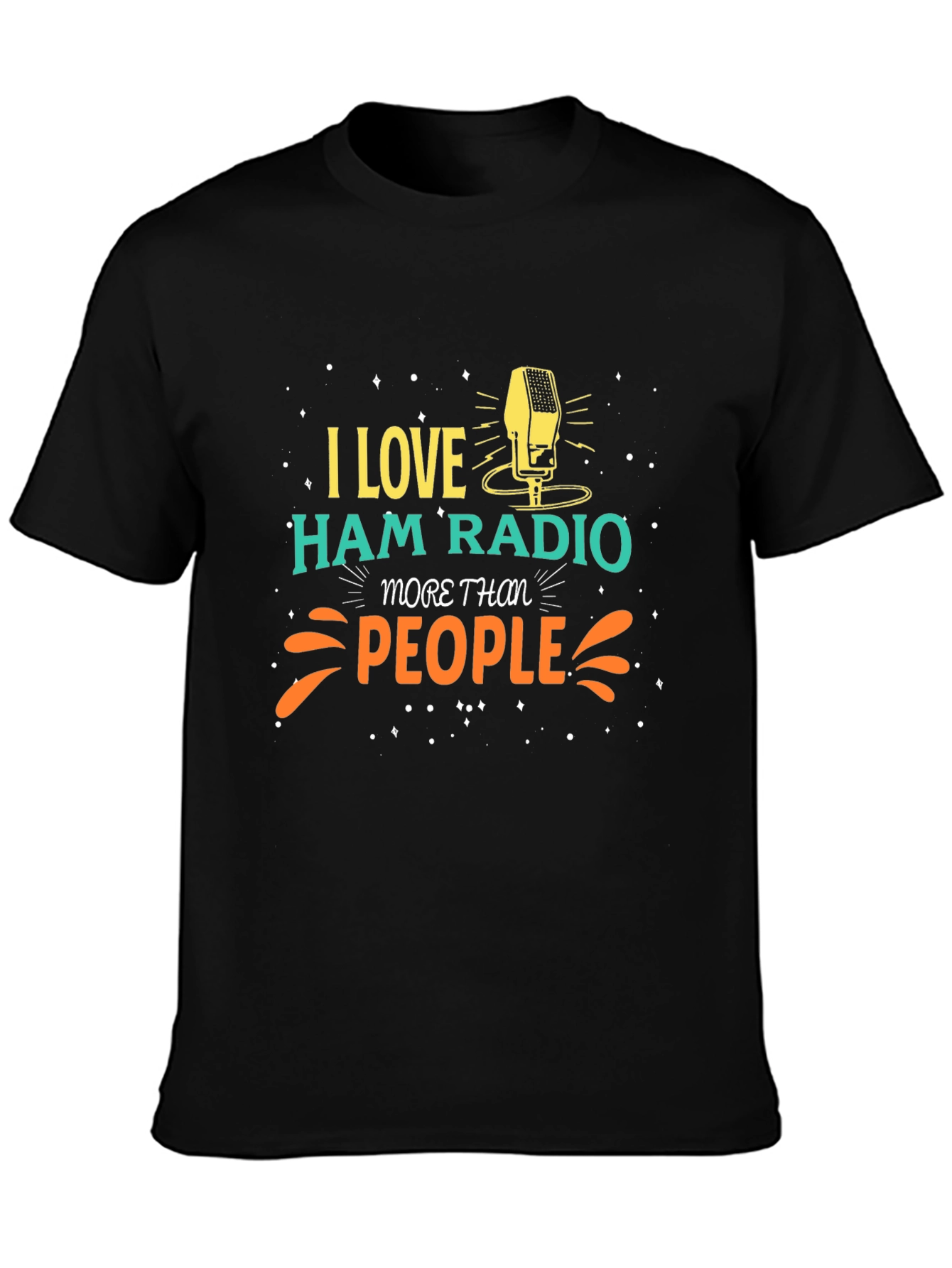 I Love Ham Radio Graphic T-Shirt