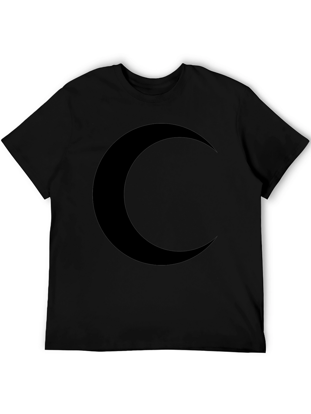 Crescent Moon Black T-Shirt - Stylish & Comfortable