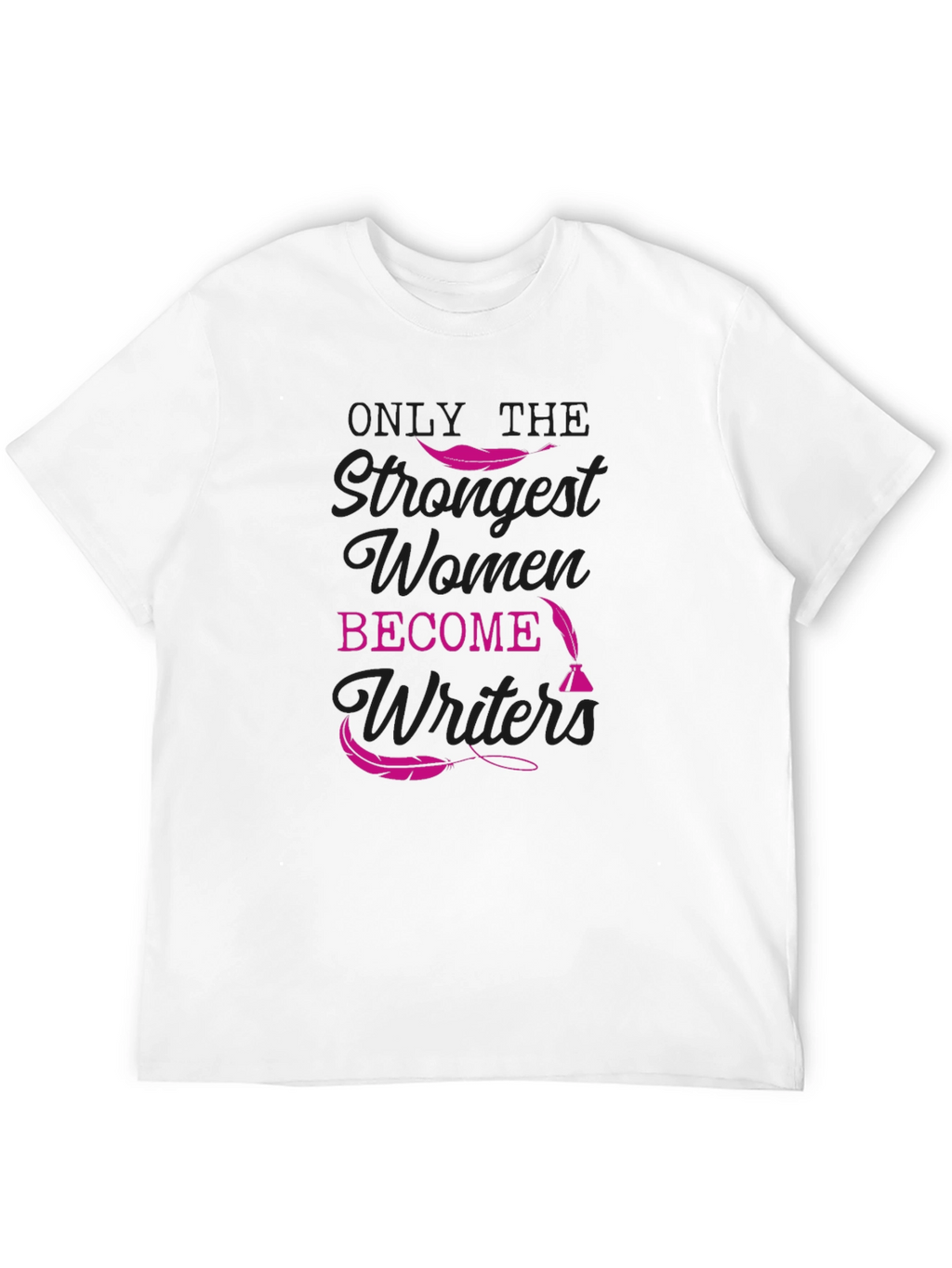 Strong Women Writers T-Shirt - Black Tee
