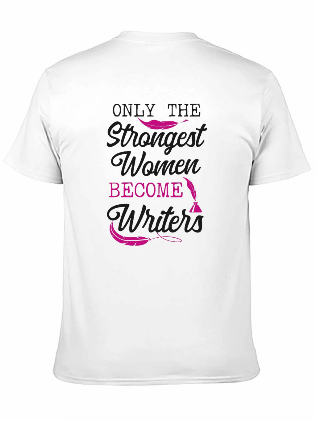 Strong Women Writers T-Shirt - Black Tee