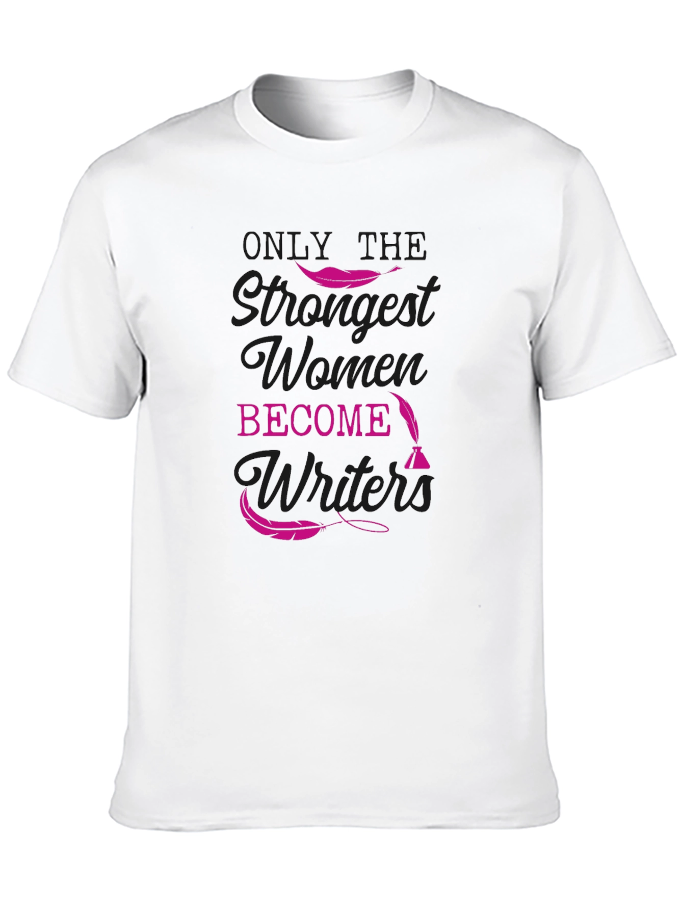Strong Women Writers T-Shirt - Black Tee