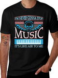 Music Skull Graphic T-Shirt