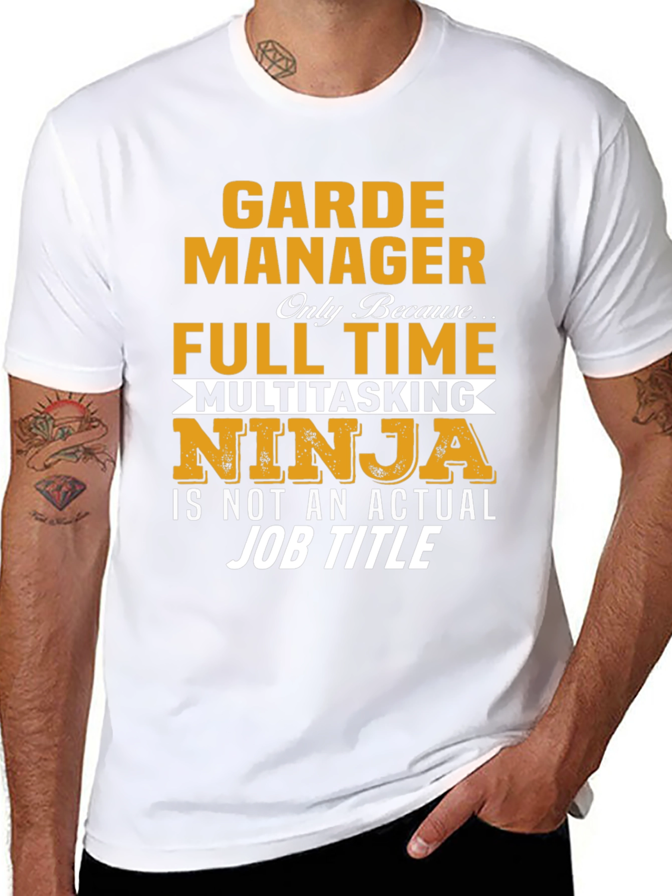 Garde Manager Multitasking Ninja Job T-Shirt