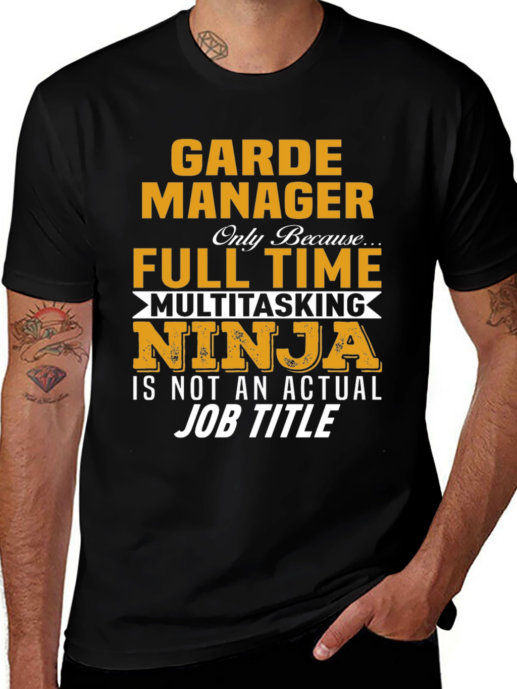 Garde Manager Multitasking Ninja Job T-Shirt