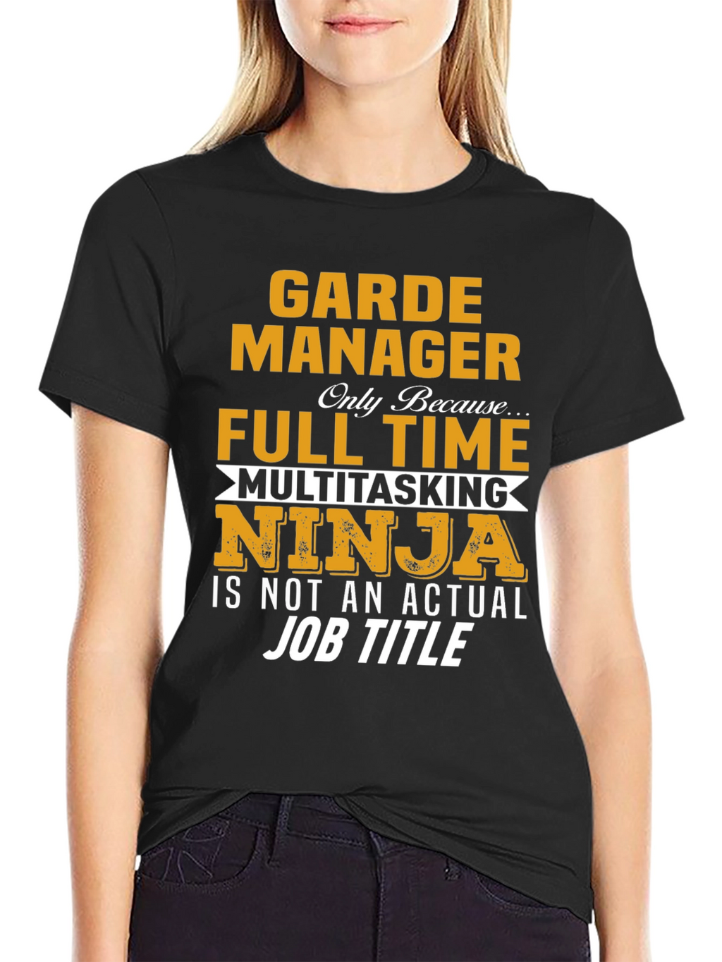 Garde Manager Multitasking Ninja Job T-Shirt