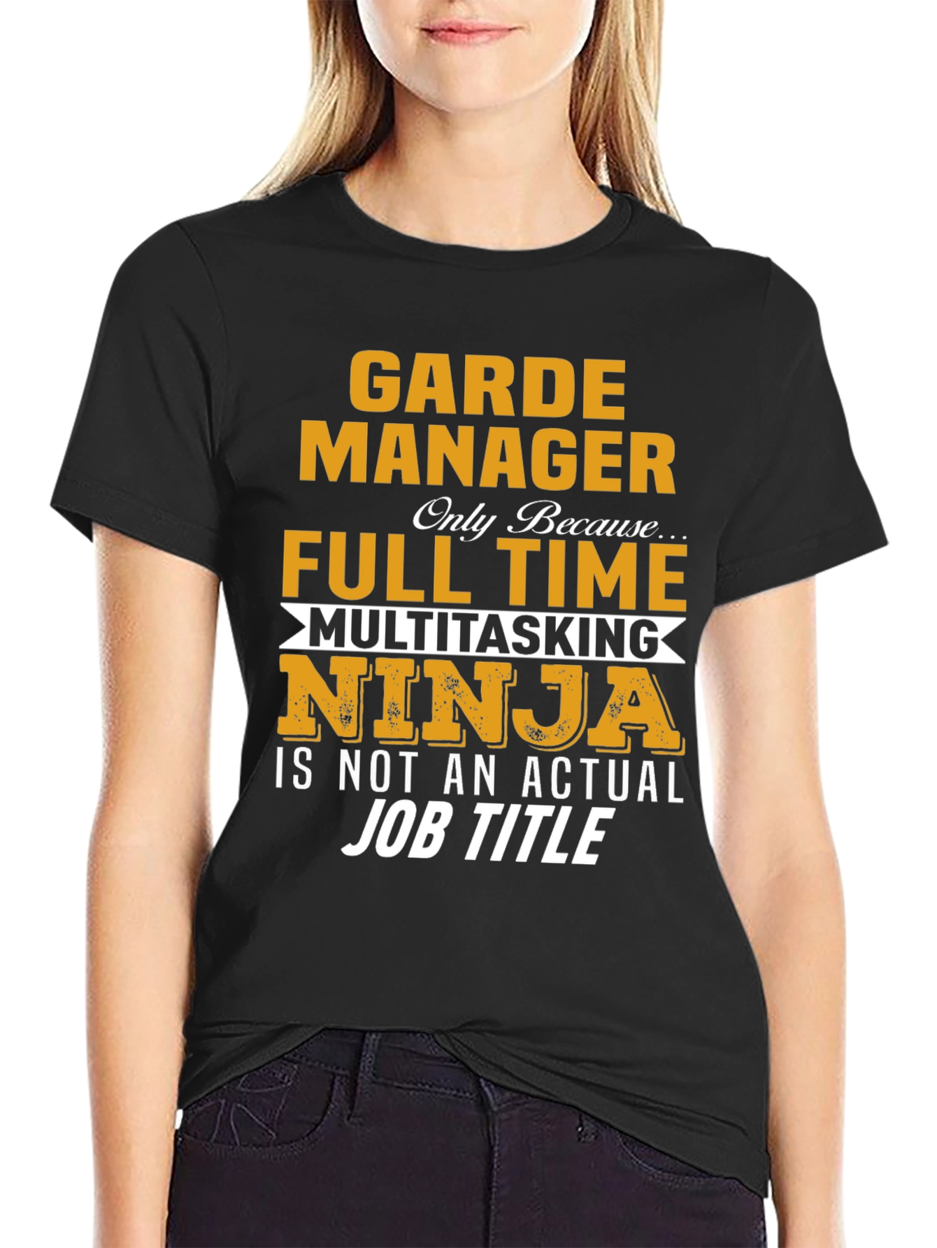 Garde Manager Multitasking Ninja Job T-Shirt