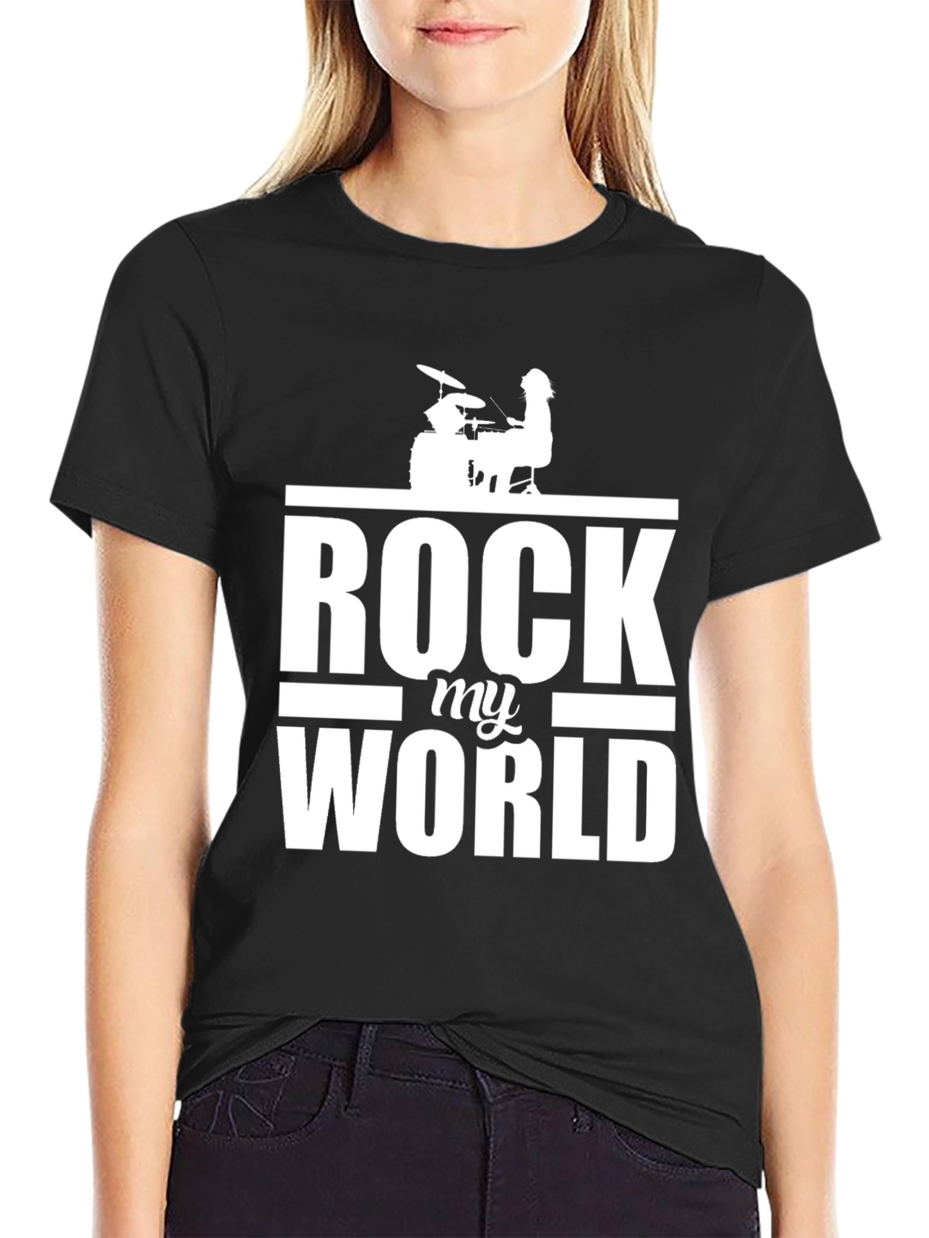 Rock My World Graphic Tee - Music Lover T-Shirt
