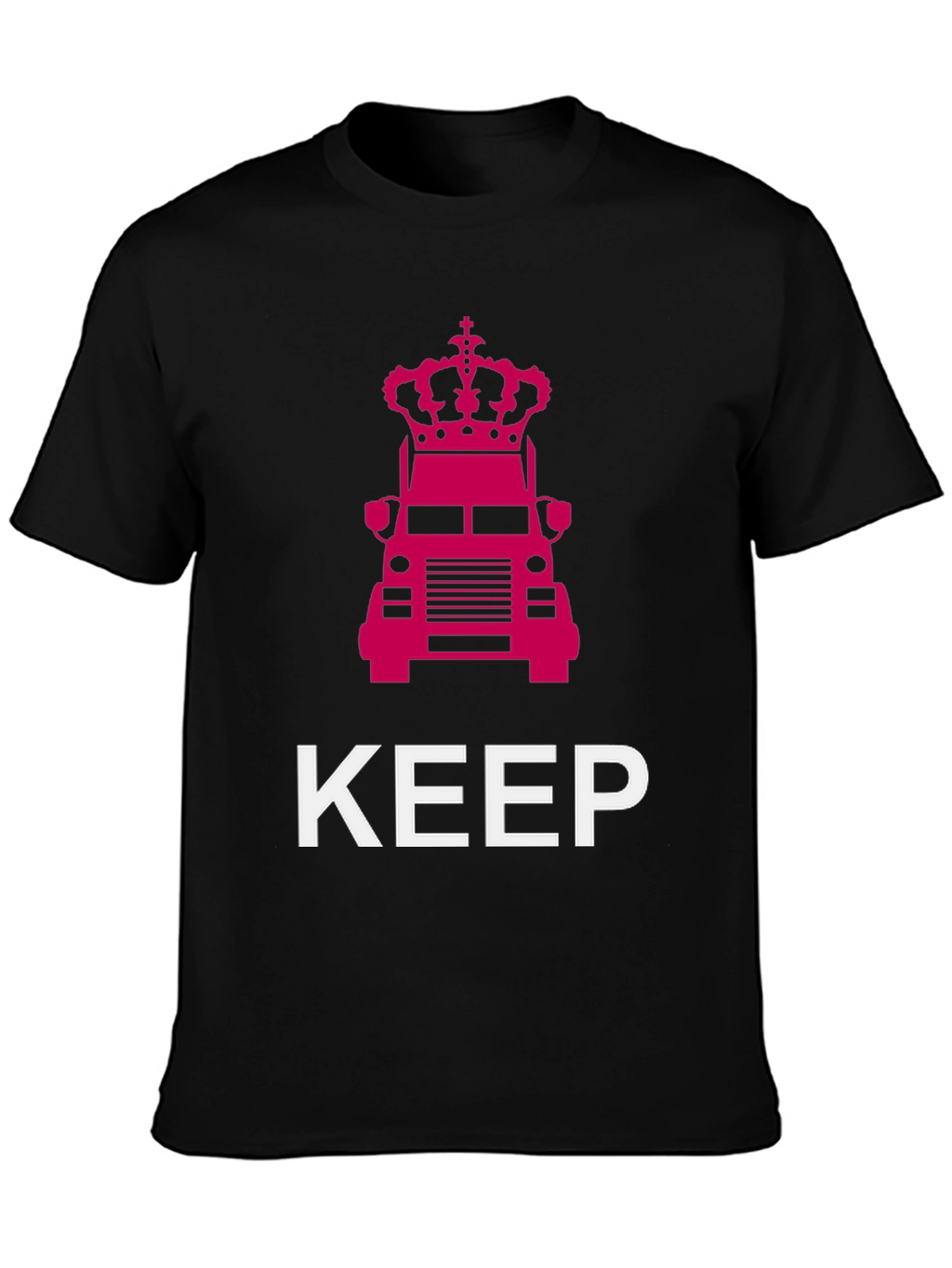Keep Truckin Crown Graphic Tee - Black