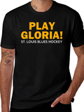 St. Louis Blues Hockey Play Gloria T-Shirt