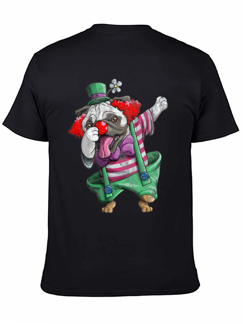 Clown Pug T-Shirt: Fun & Unique Graphic Tee
