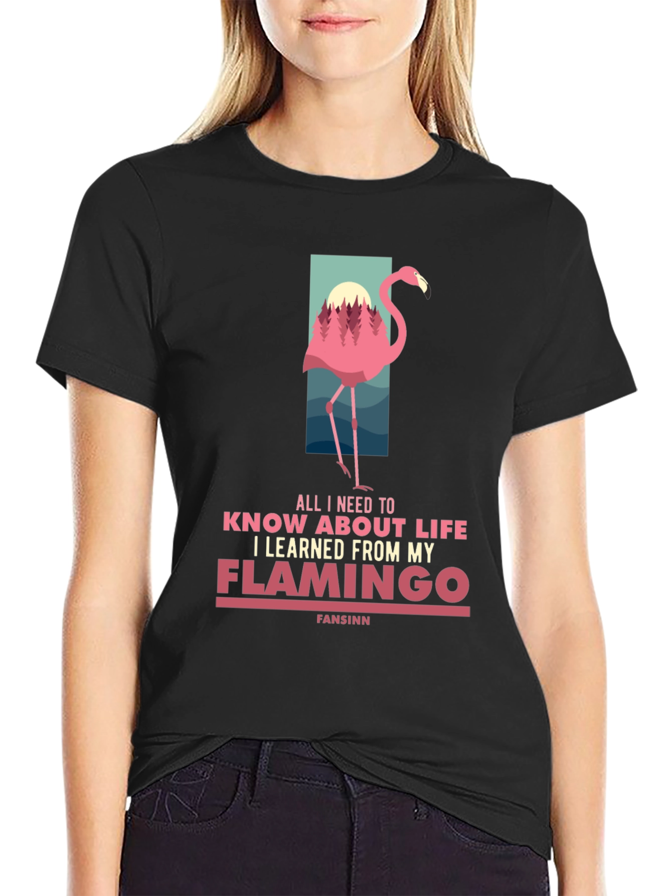 Flamingo Life T-Shirt - Graphic Tee for Nature Lovers