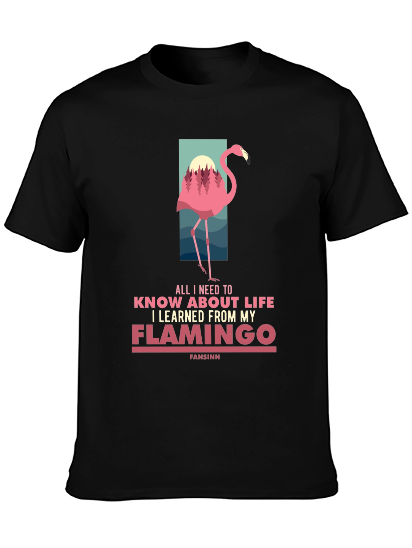 Flamingo Life T-Shirt - Graphic Tee for Nature Lovers