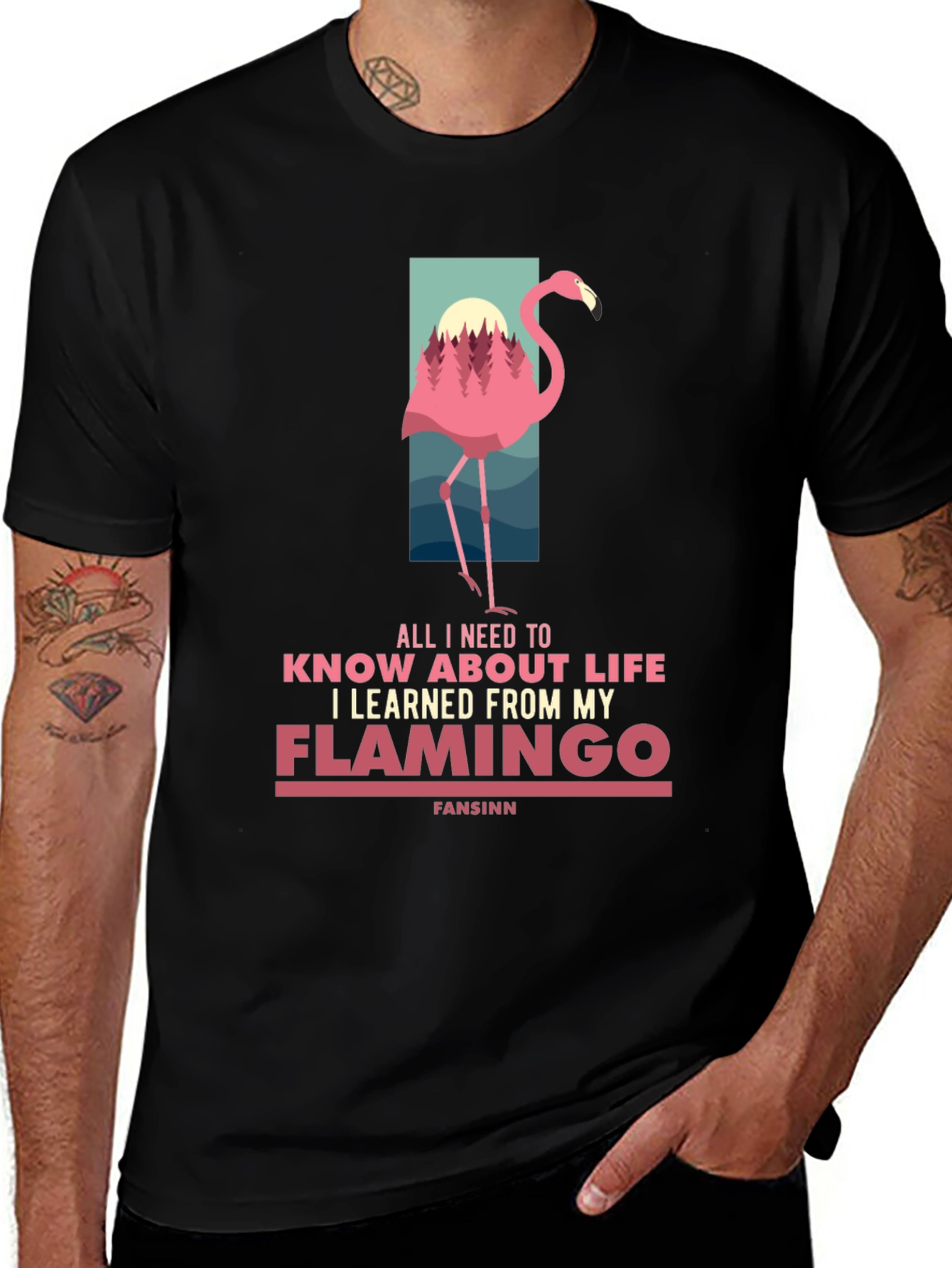 Flamingo Life T-Shirt - Graphic Tee for Nature Lovers