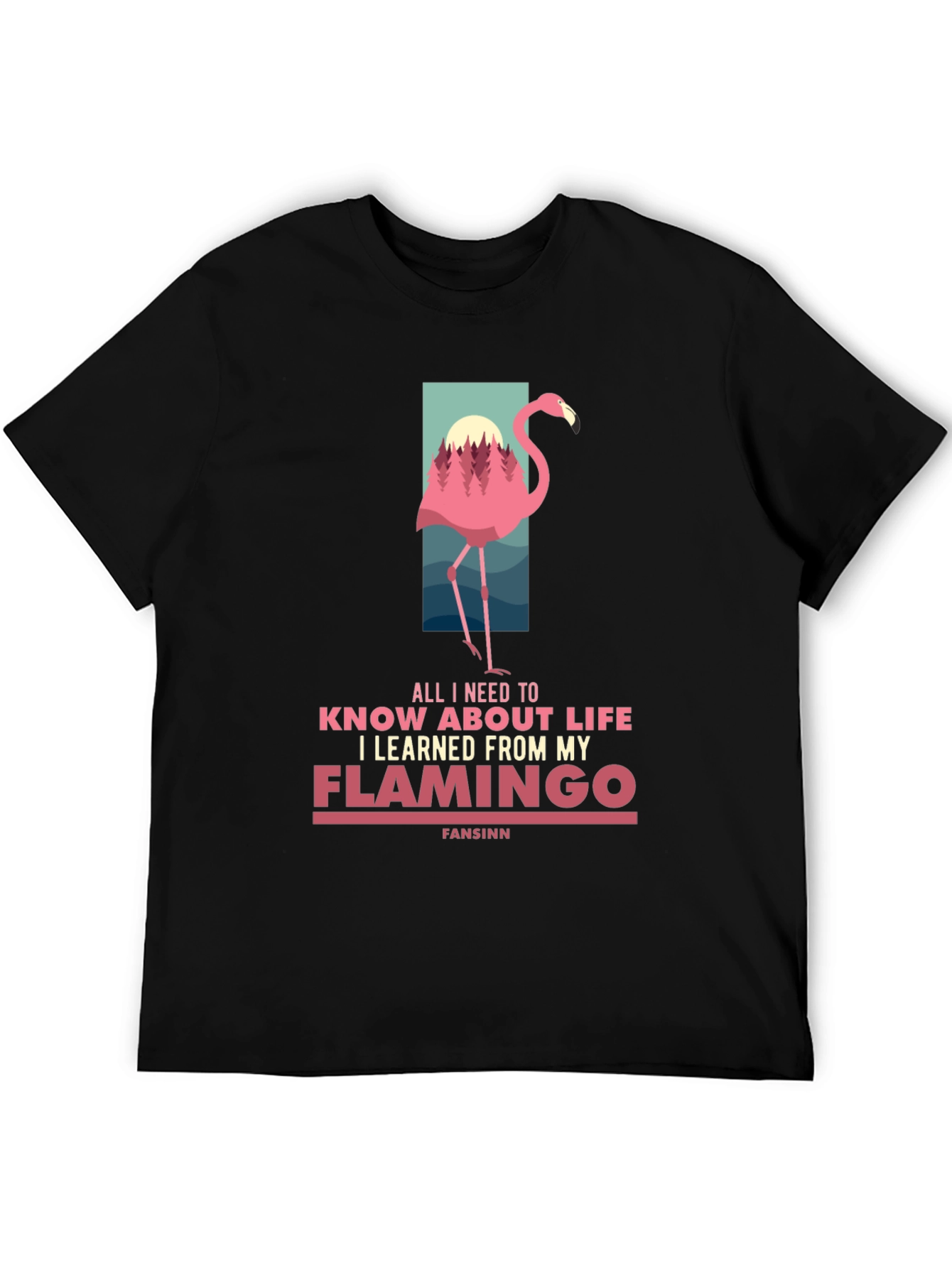 Flamingo Life T-Shirt - Graphic Tee for Nature Lovers