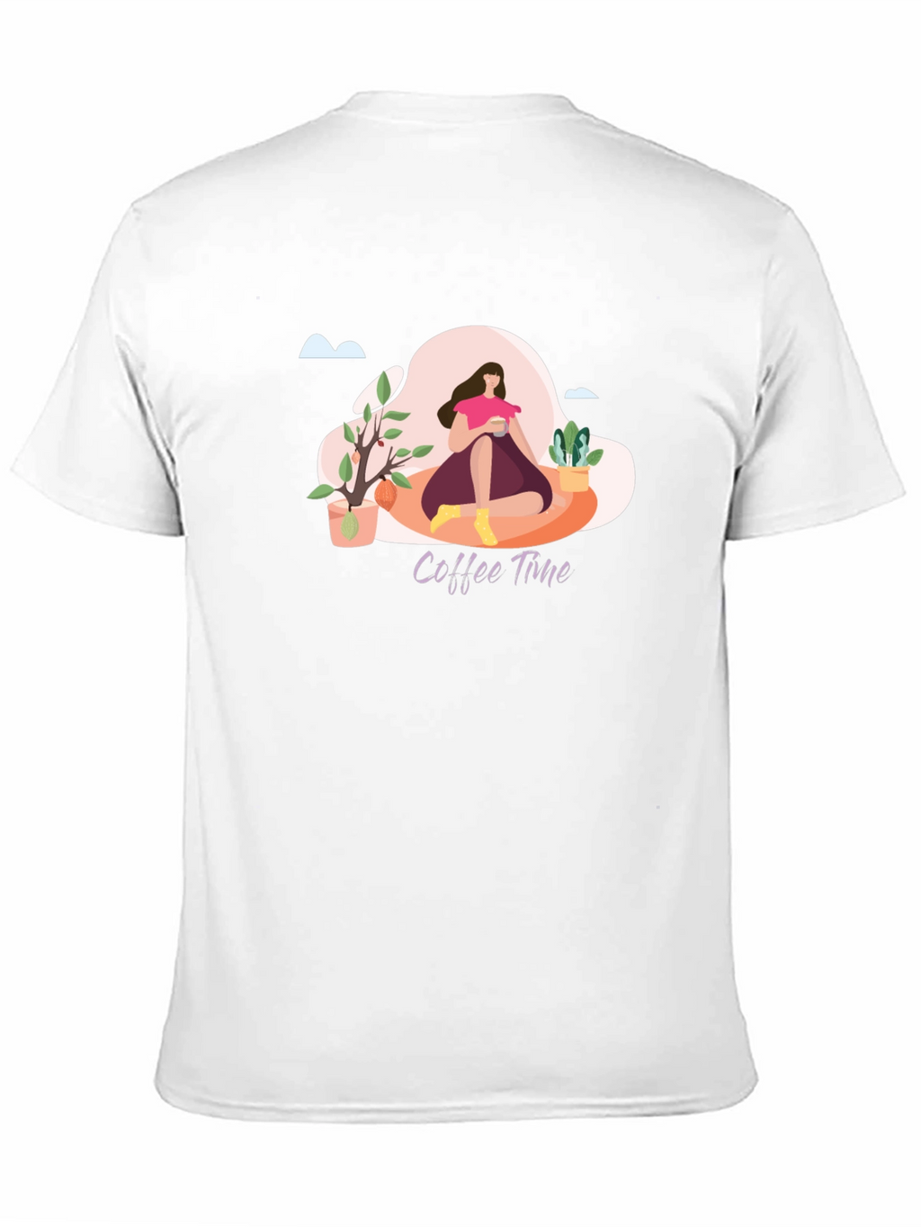 Coffee Time Graphic T-Shirt - Relaxed Fit