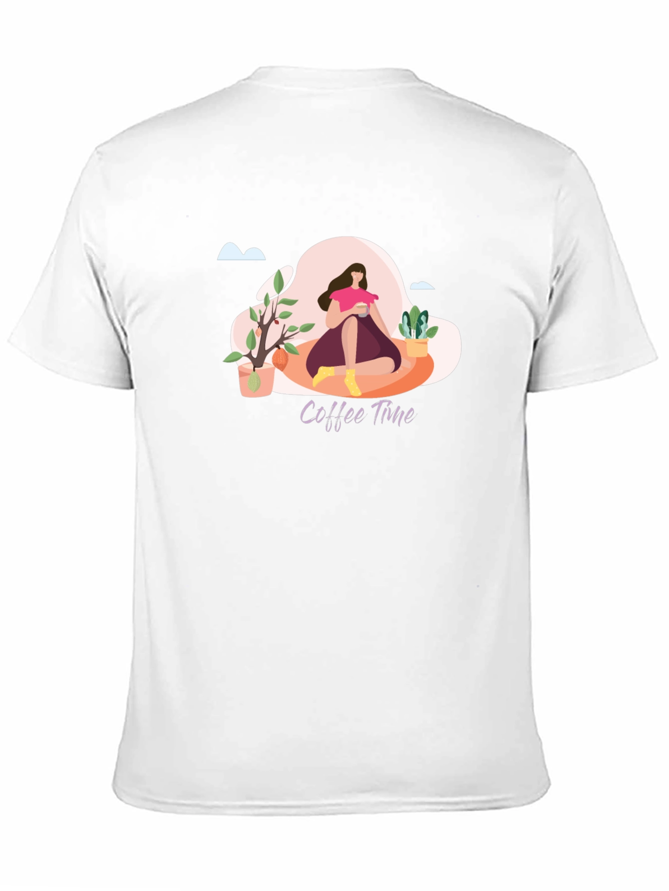 Coffee Time Graphic T-Shirt - Relaxed Fit