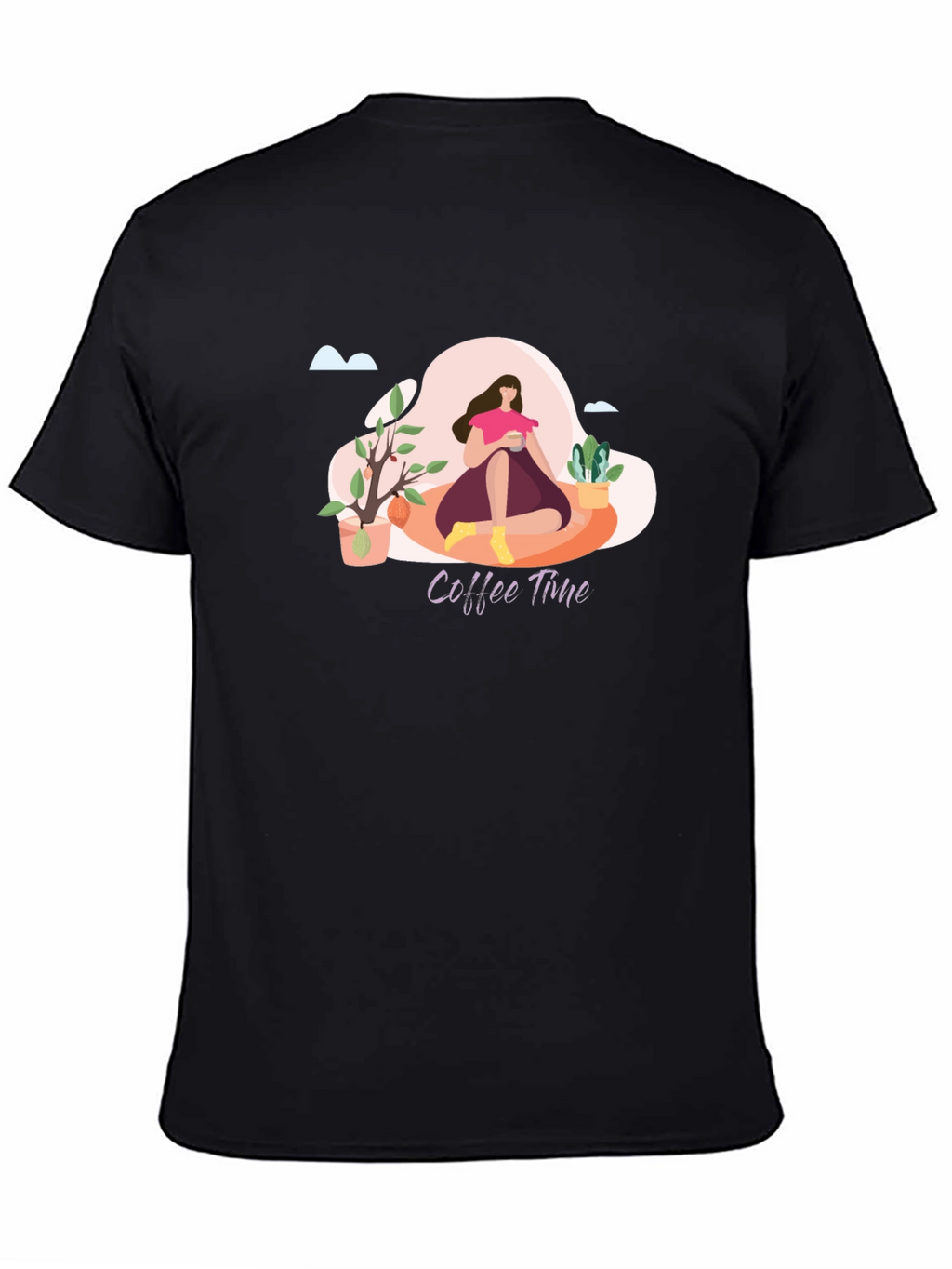 Coffee Time Graphic T-Shirt - Relaxed Fit