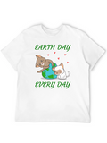 Earth Day Every Day Cute Cats T-Shirt