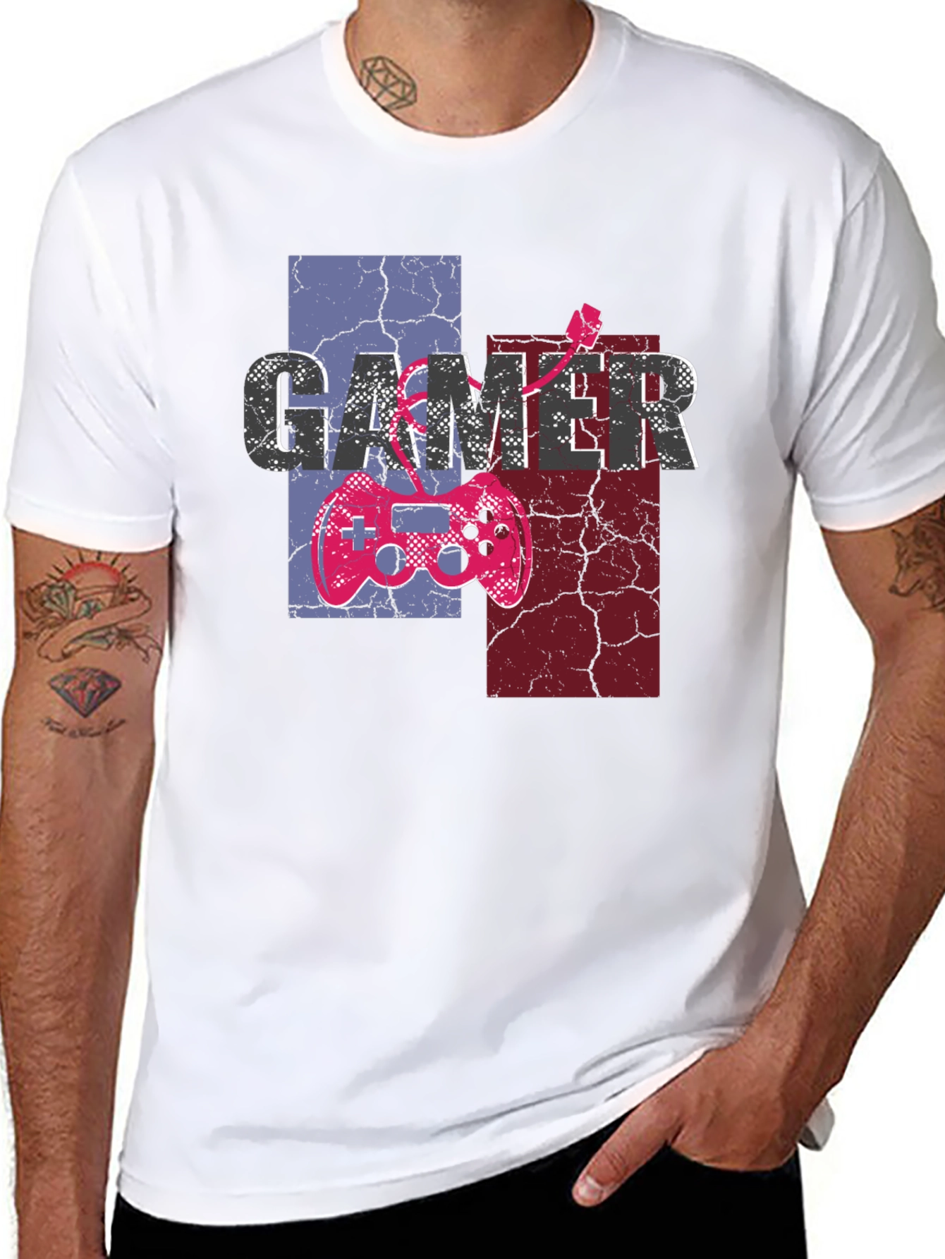 Gamer T-Shirt - Controller Design - Gaming Apparel