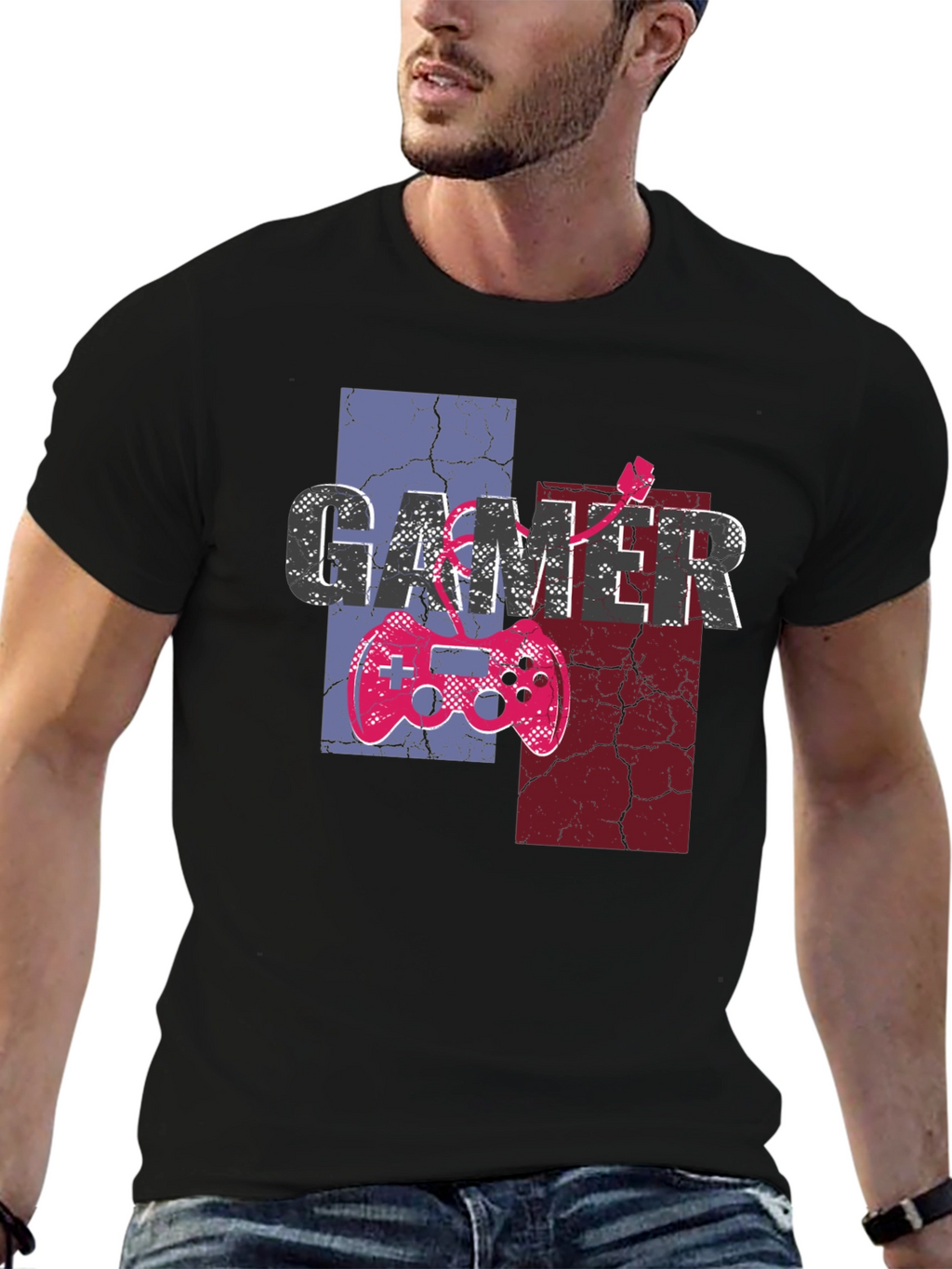 Gamer T-Shirt - Controller Design - Gaming Apparel