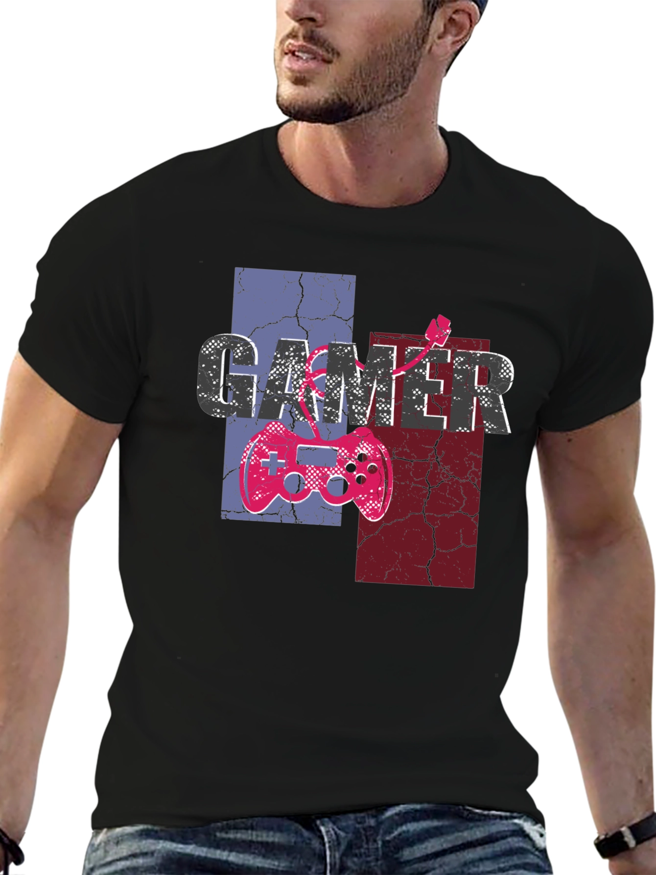 Gamer T-Shirt - Controller Design - Gaming Apparel