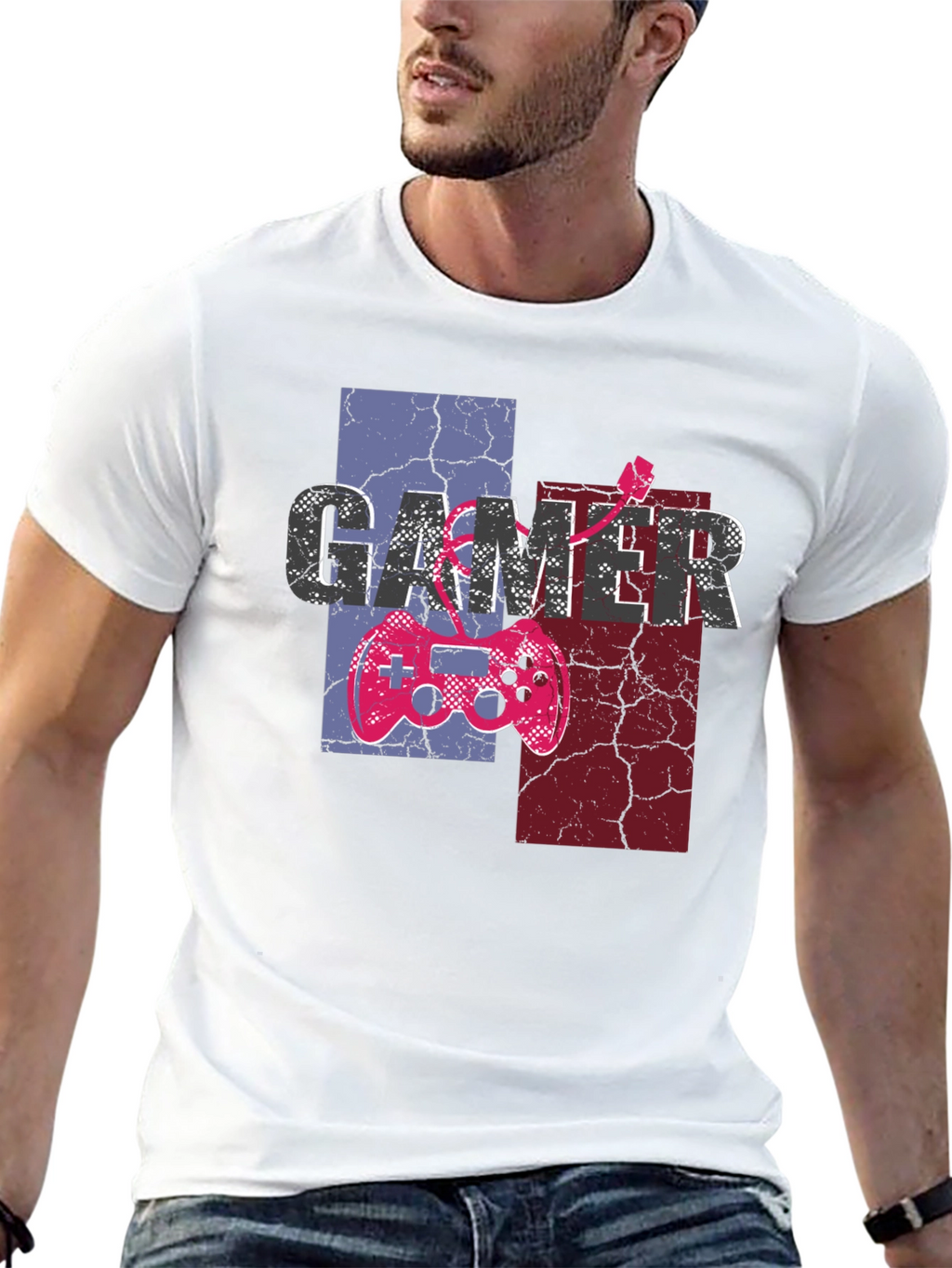 Gamer T-Shirt - Controller Design - Gaming Apparel