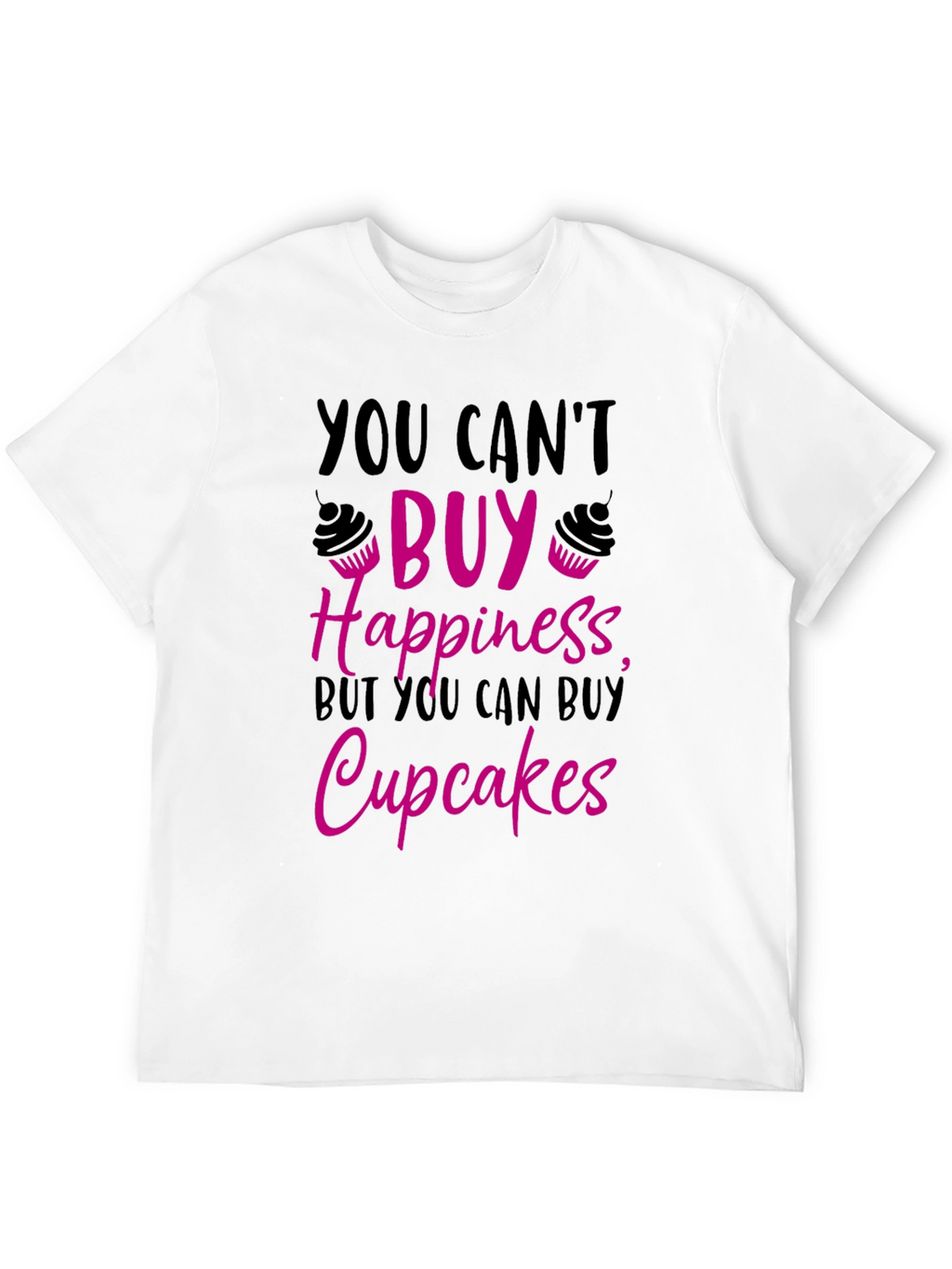 Cupcake Happiness Graphic T-Shirt
