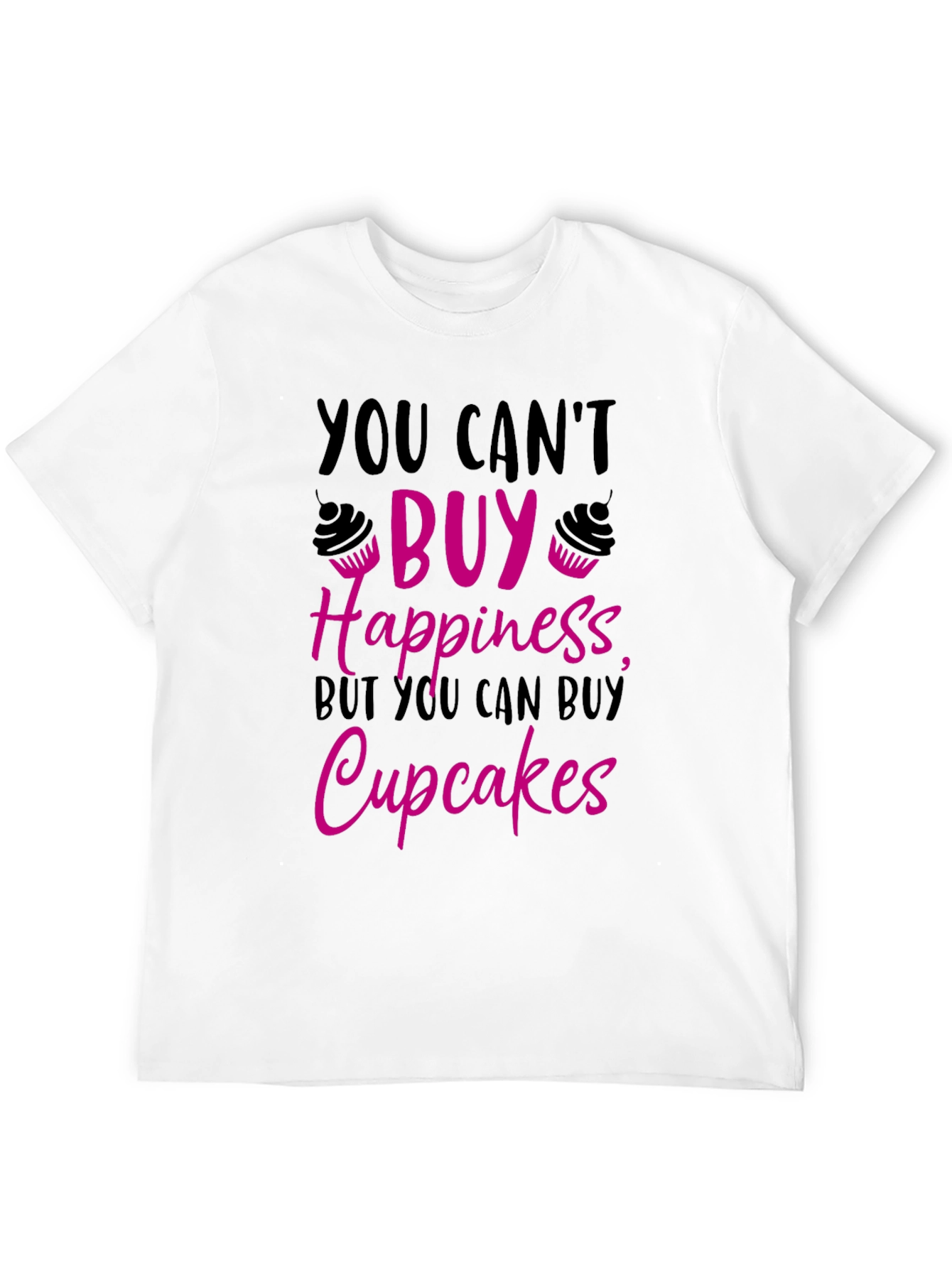 Cupcake Happiness Graphic T-Shirt