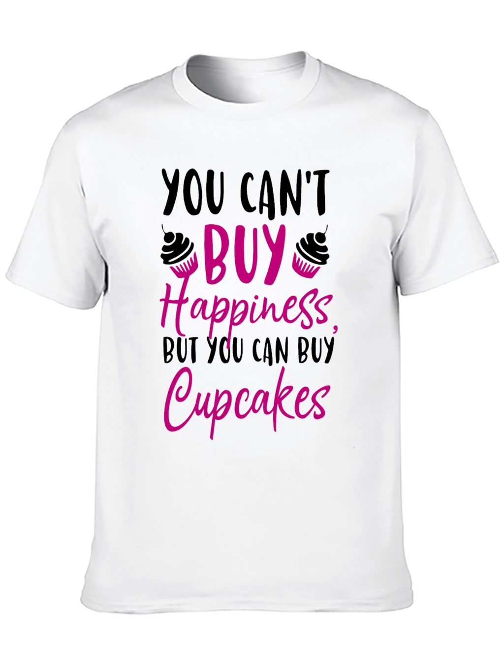 Cupcake Happiness Graphic T-Shirt