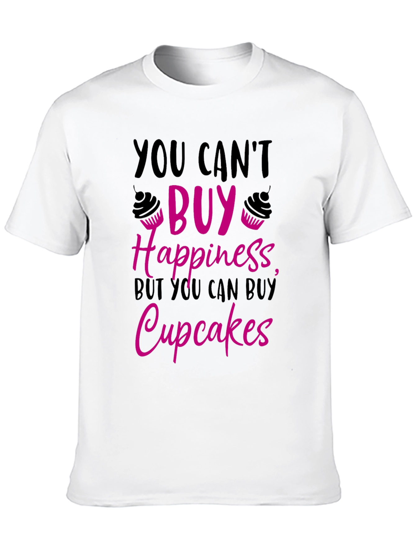 Cupcake Happiness Graphic T-Shirt