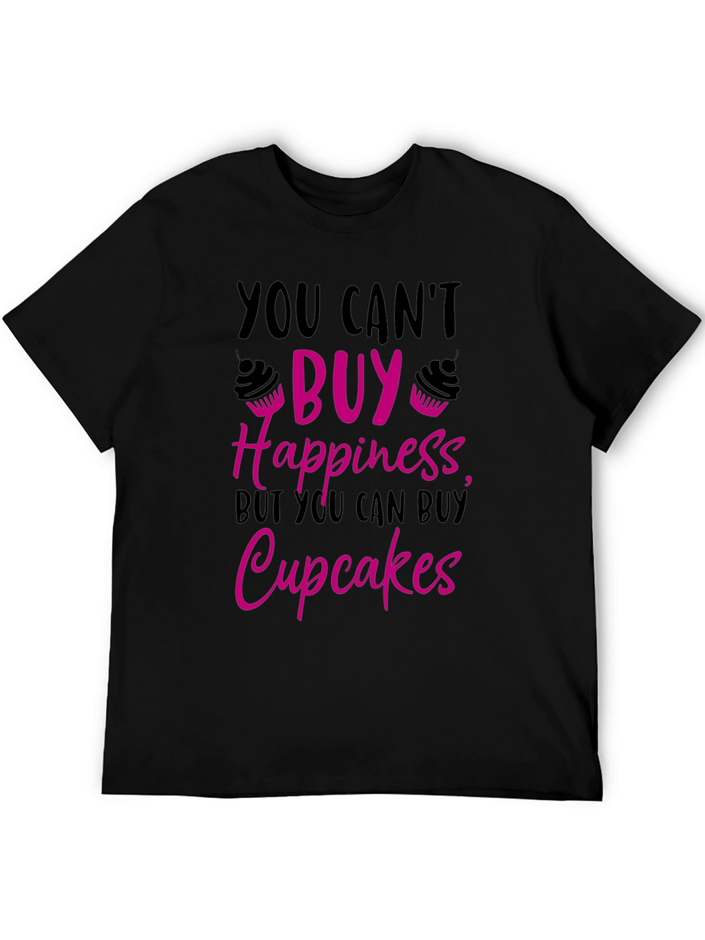 Cupcake Happiness Graphic T-Shirt