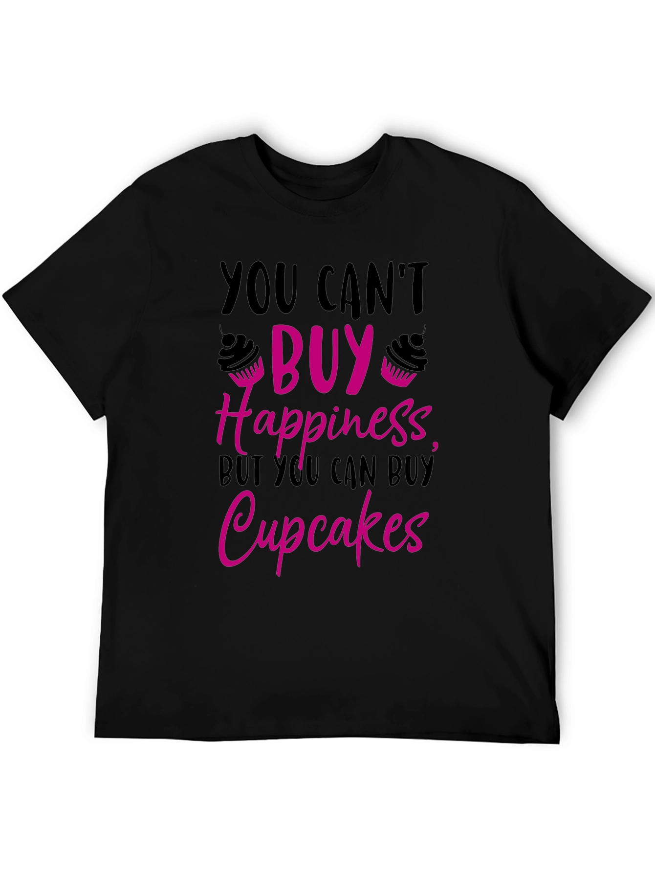 Cupcake Happiness Graphic T-Shirt
