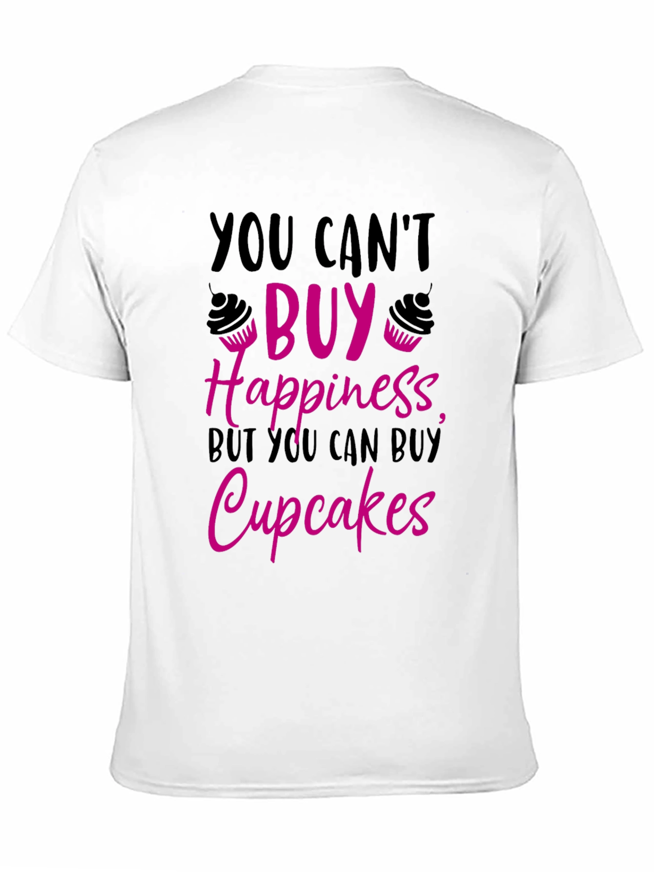 Cupcake Happiness Graphic T-Shirt