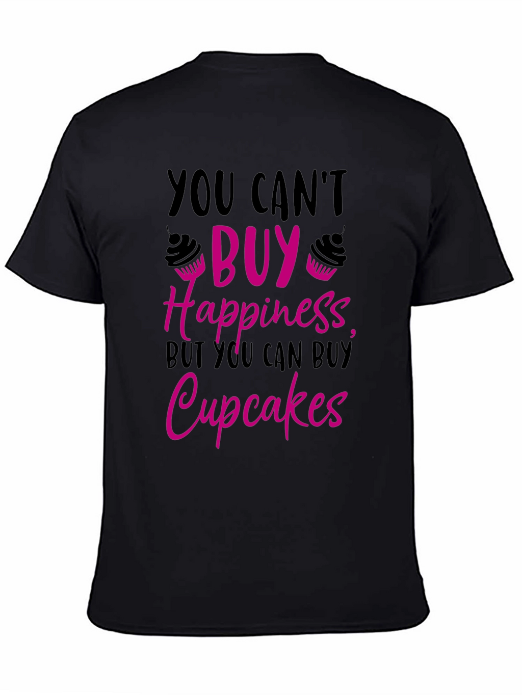 Cupcake Happiness Graphic T-Shirt