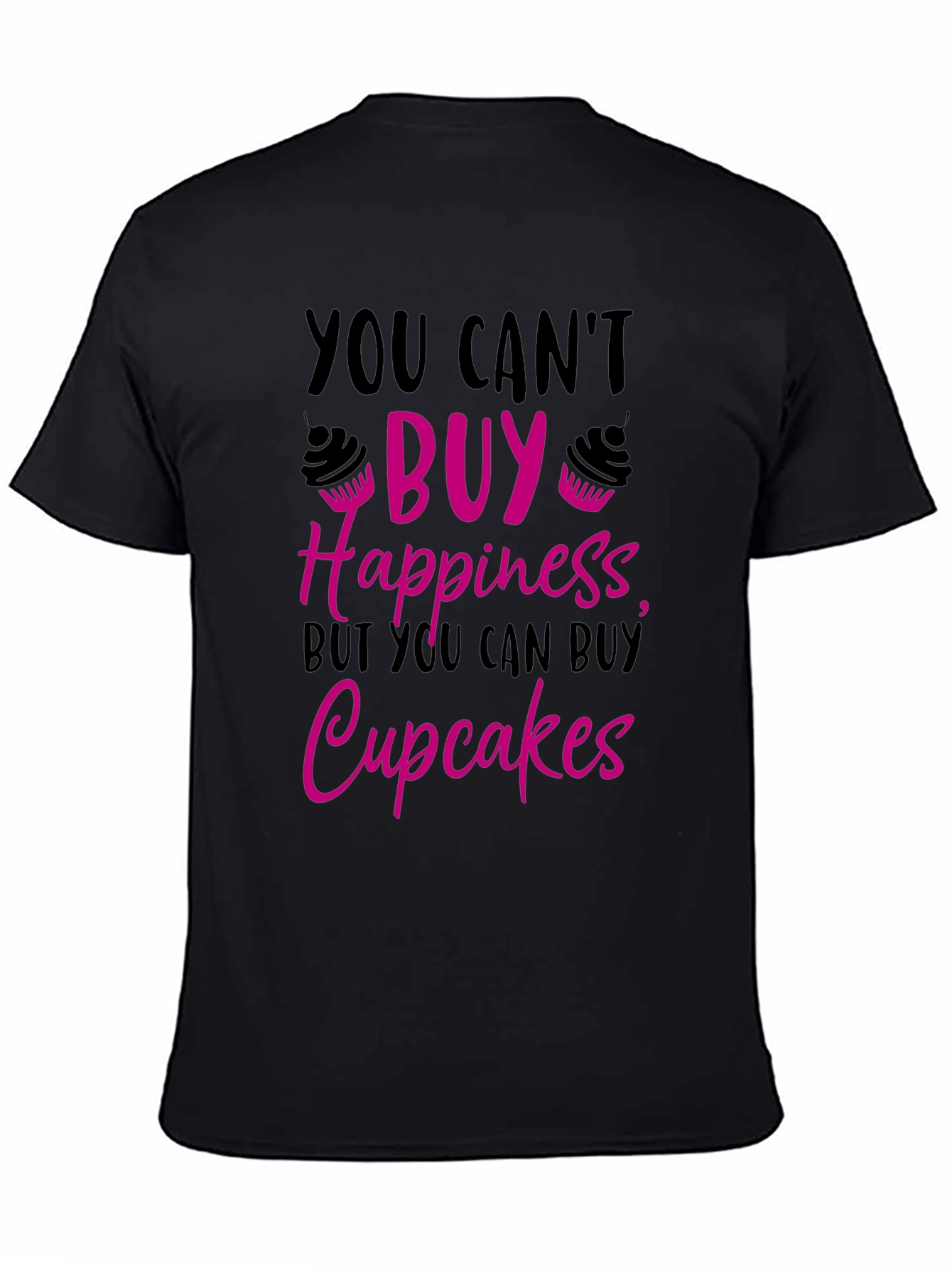 Cupcake Happiness Graphic T-Shirt