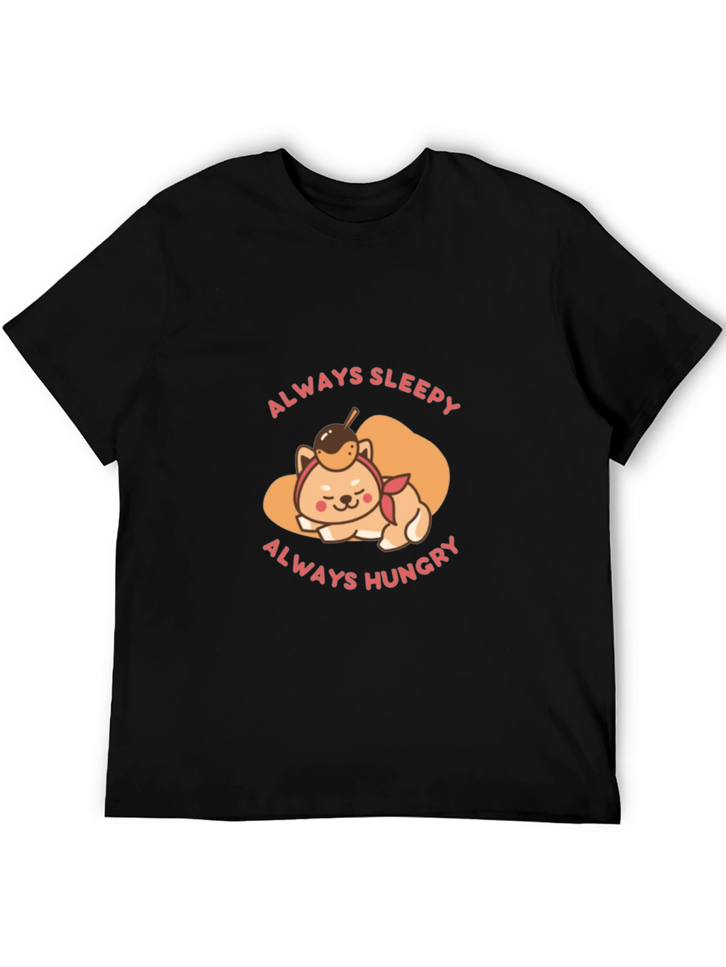 Always Sleepy Hungry Shiba T-Shirt